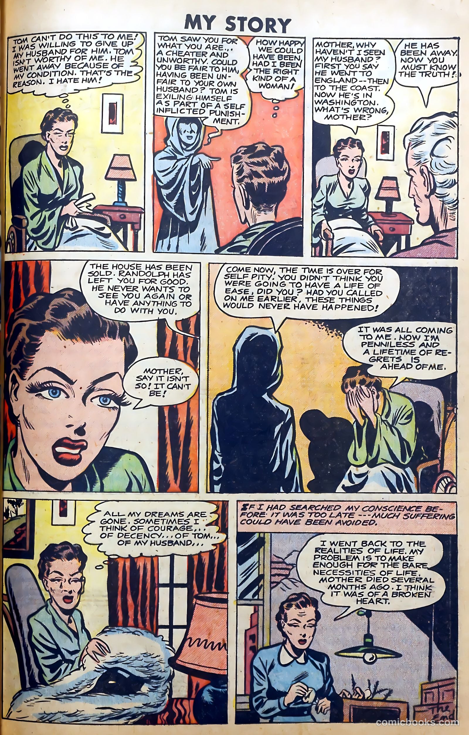 Romantic Thrills #1 (1950) — page 53 of 132