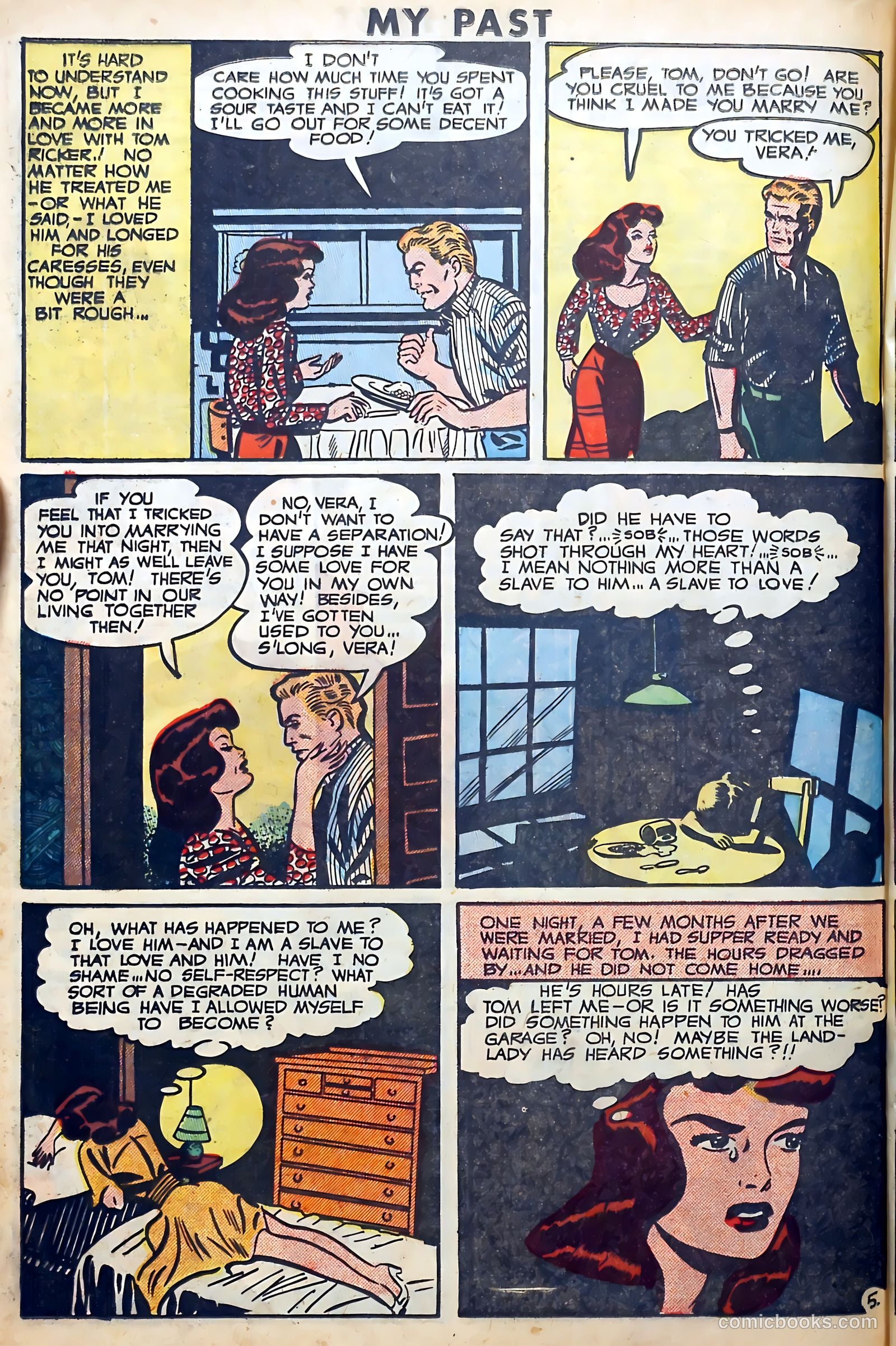 Romantic Thrills #1 (1950) — page 112 of 132