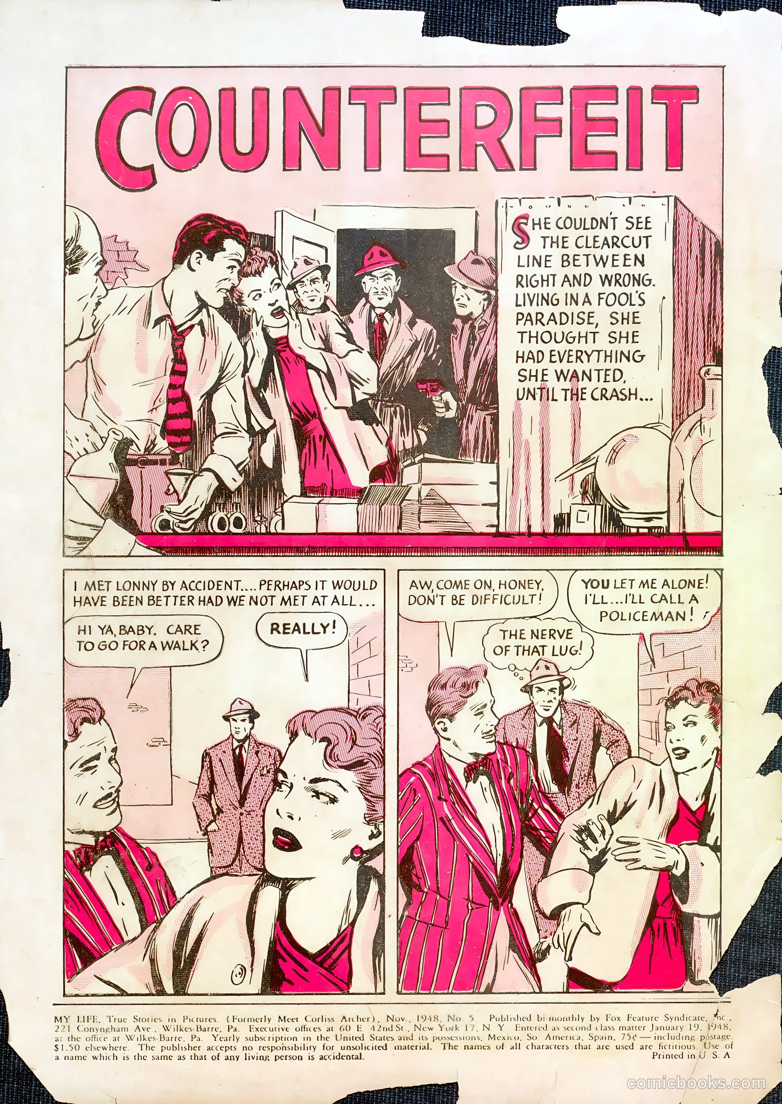 My Life #5 (1948) — page 3 of 37