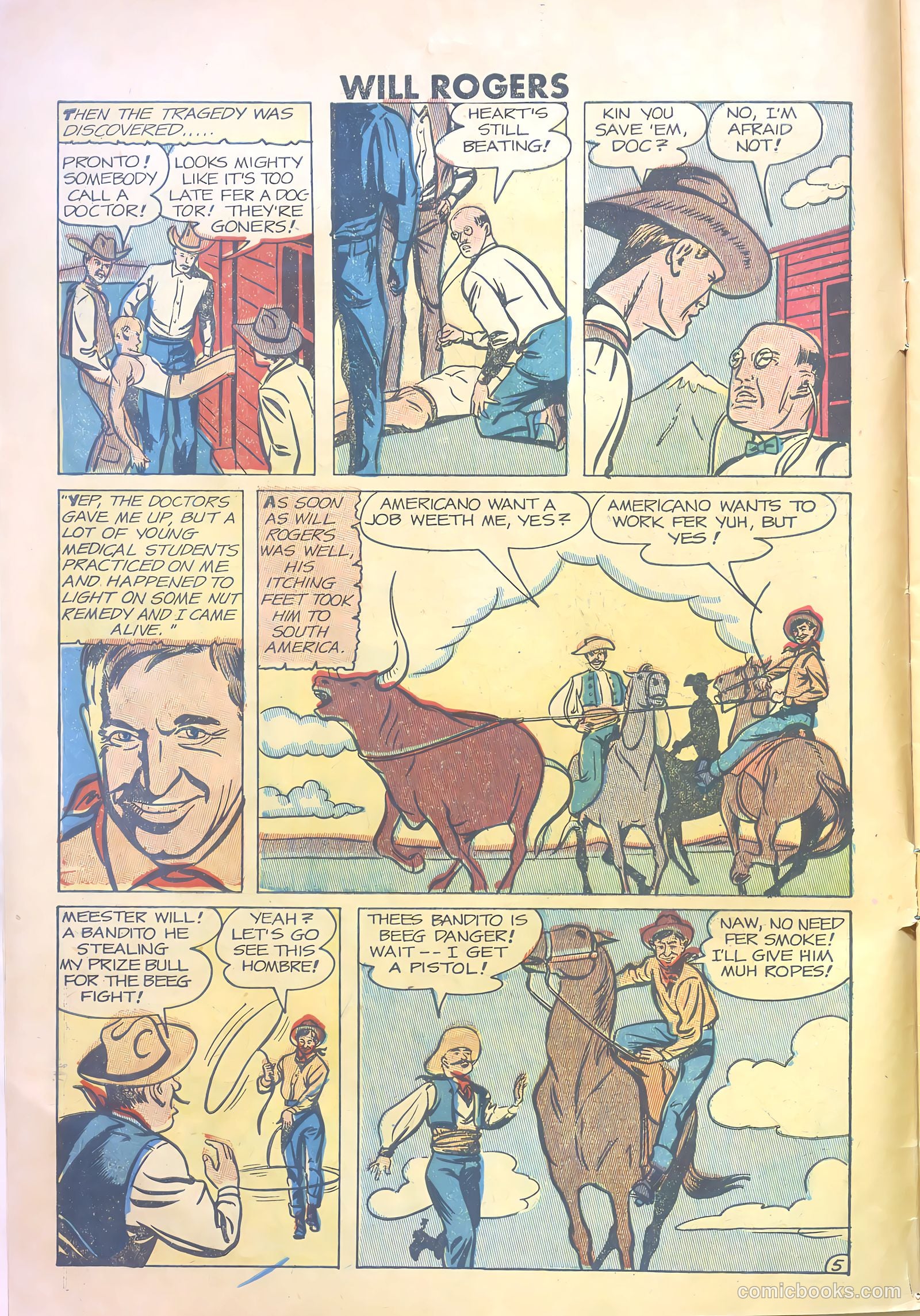 Will Rogers #1 (1950) — page 6 of 36