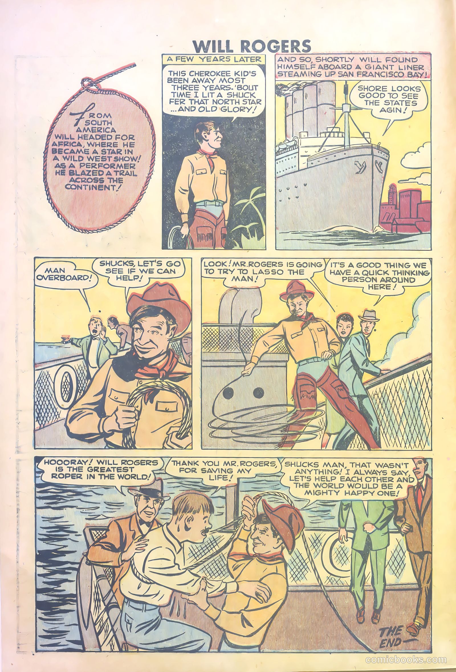 Will Rogers #1 (1950) — page 8 of 36