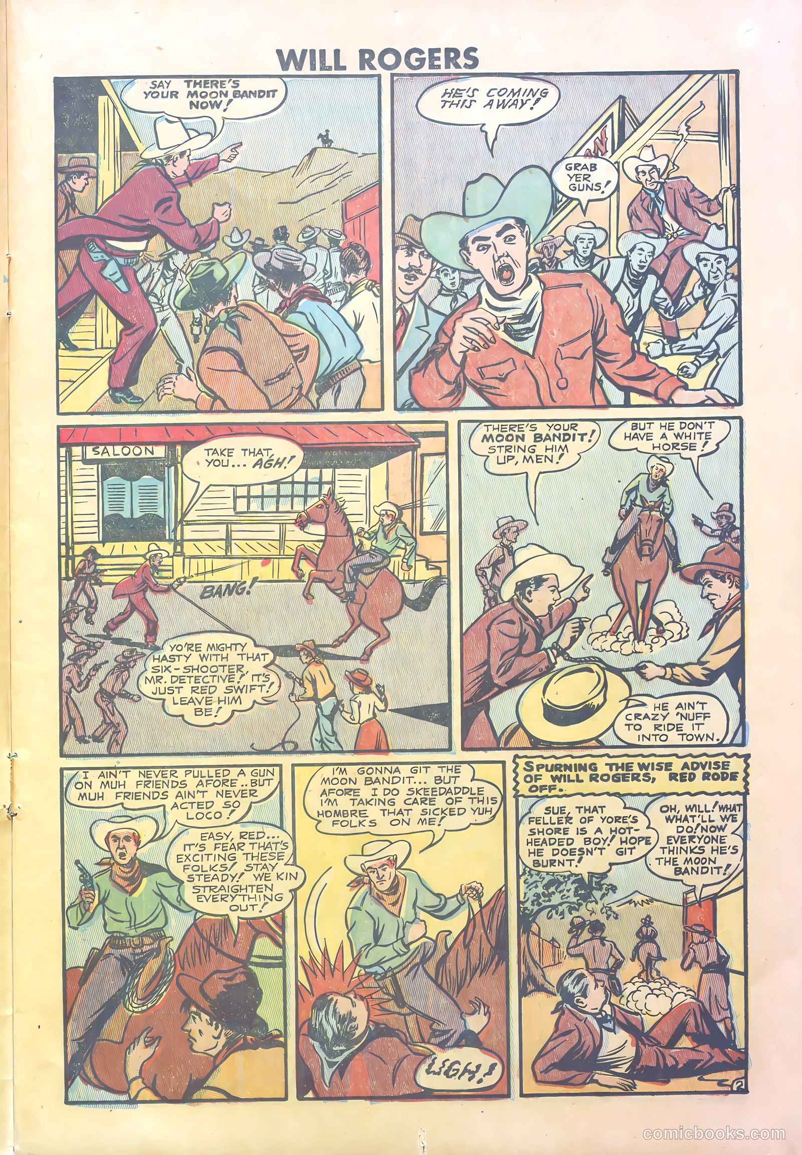 Will Rogers #1 (1950) — page 13 of 36
