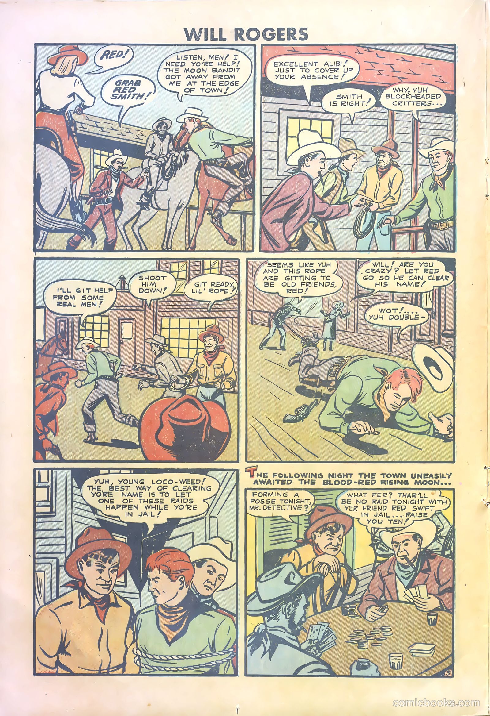 Will Rogers #1 (1950) — page 16 of 36