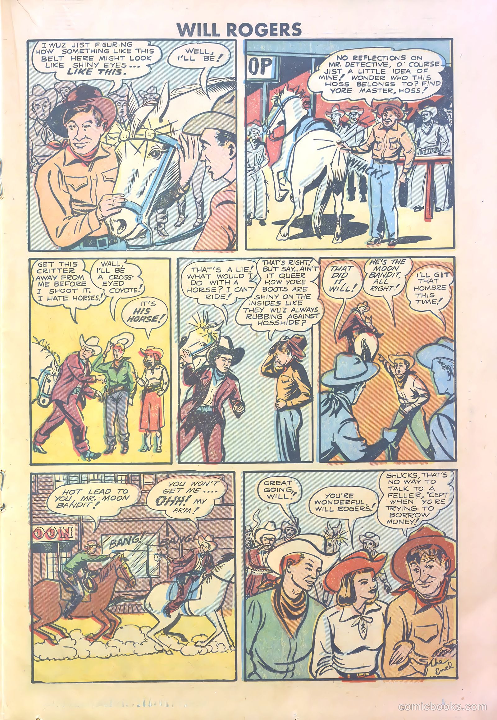 Will Rogers #1 (1950) — page 19 of 36