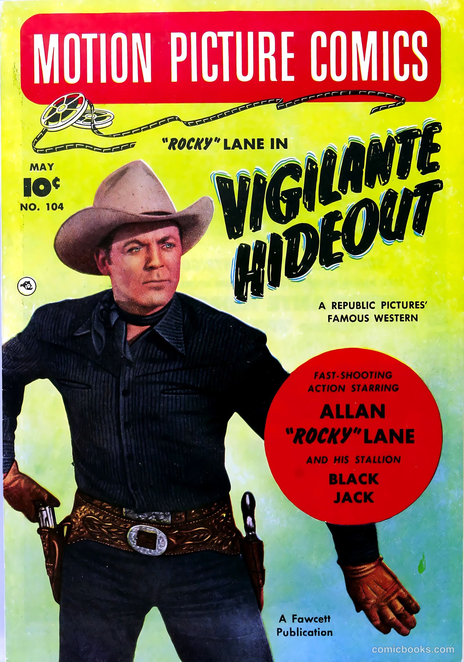 Motion Picture Comics 104 Vigilante Hideout #1
