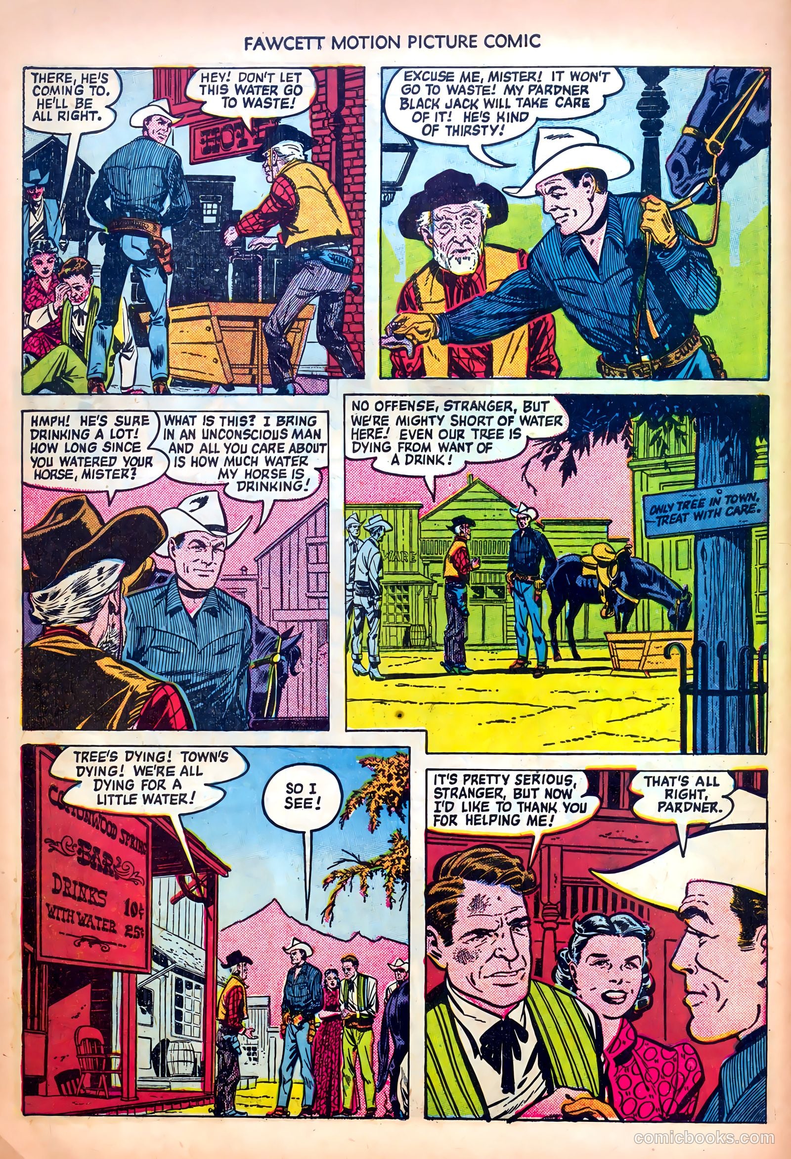 Motion Picture Comics 104 Vigilante Hideout #1 — page 6 of 36