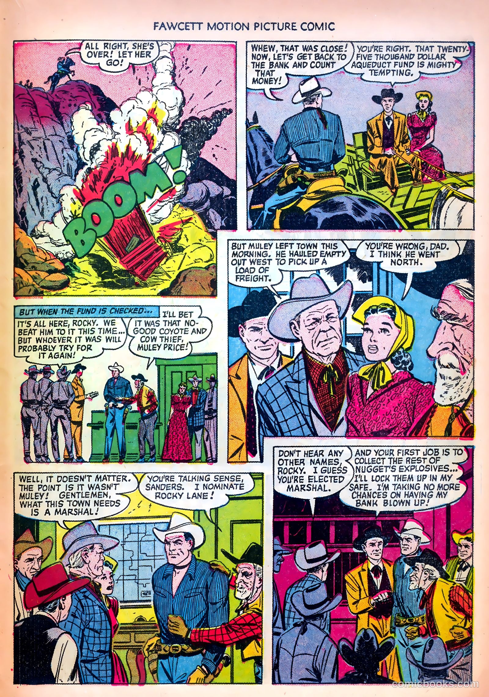 Motion Picture Comics 104 Vigilante Hideout #1 — page 23 of 36
