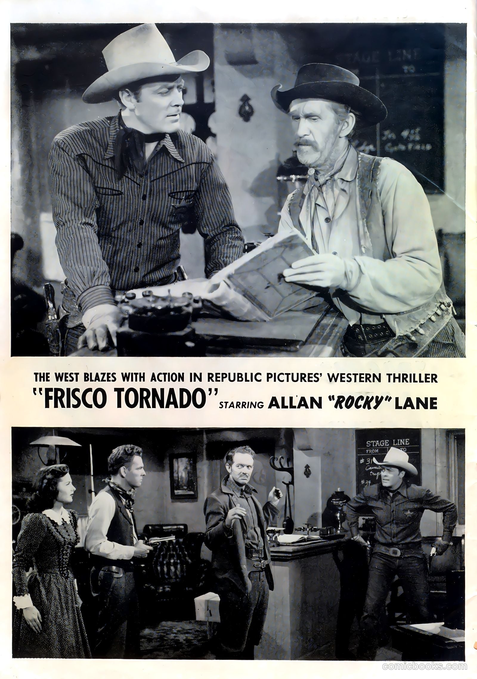 Motion Picture Comics 107 Frisco Tornado #1 — page 2 of 36