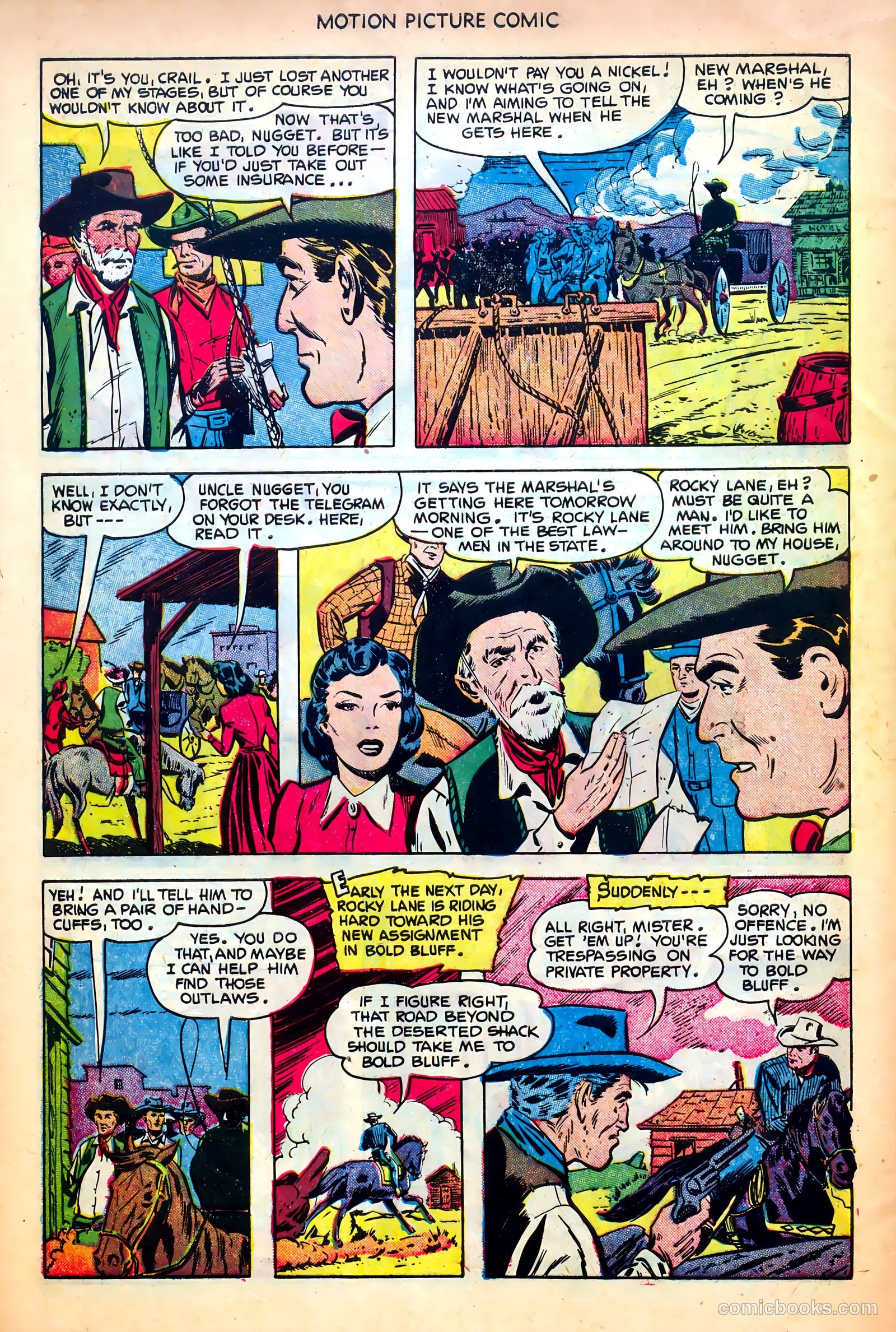 Motion Picture Comics 107 Frisco Tornado #1 — page 8 of 36