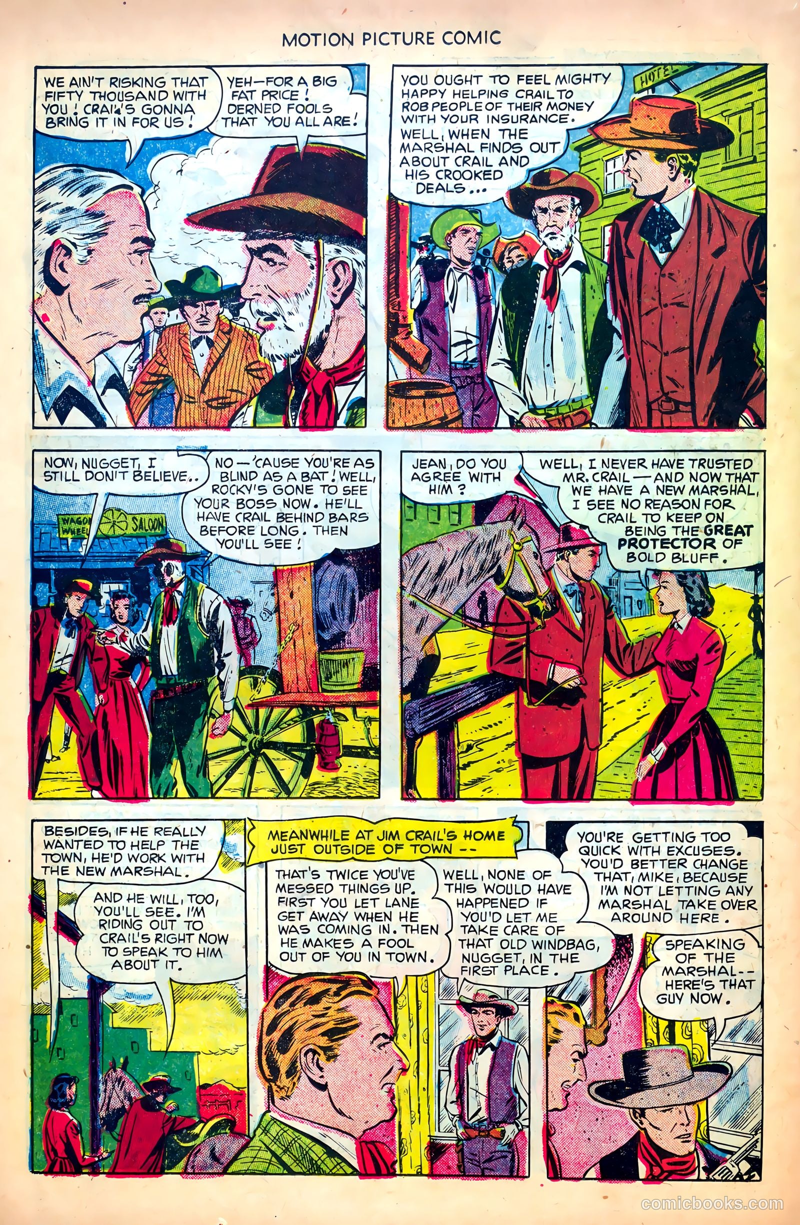 Motion Picture Comics 107 Frisco Tornado #1 — page 14 of 36