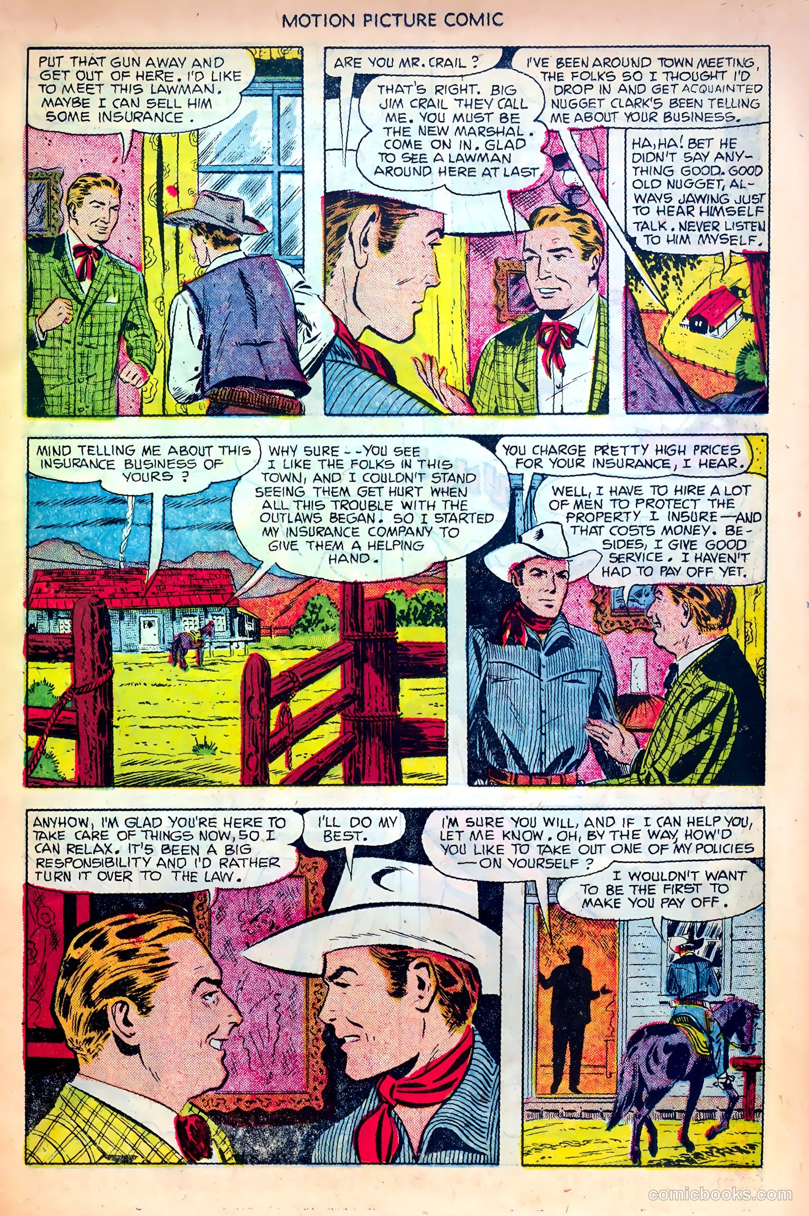 Motion Picture Comics 107 Frisco Tornado #1 — page 15 of 36