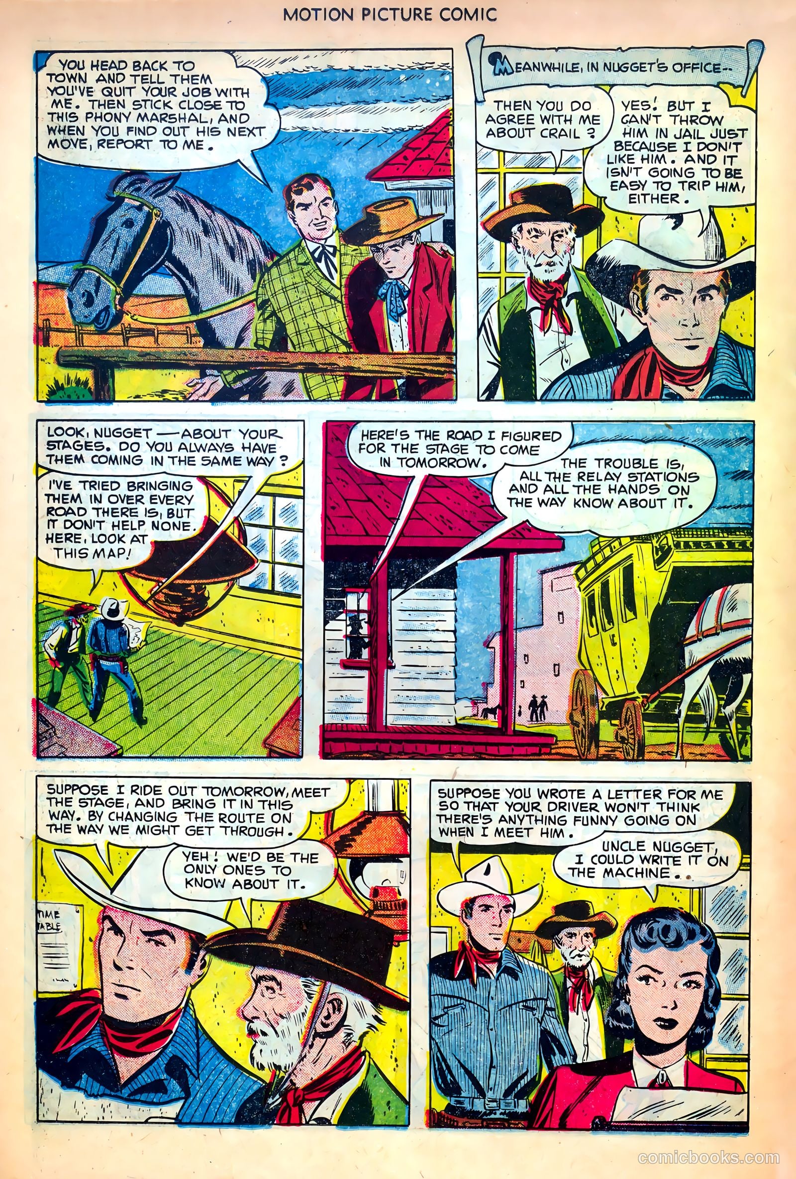 Motion Picture Comics 107 Frisco Tornado #1 — page 18 of 36