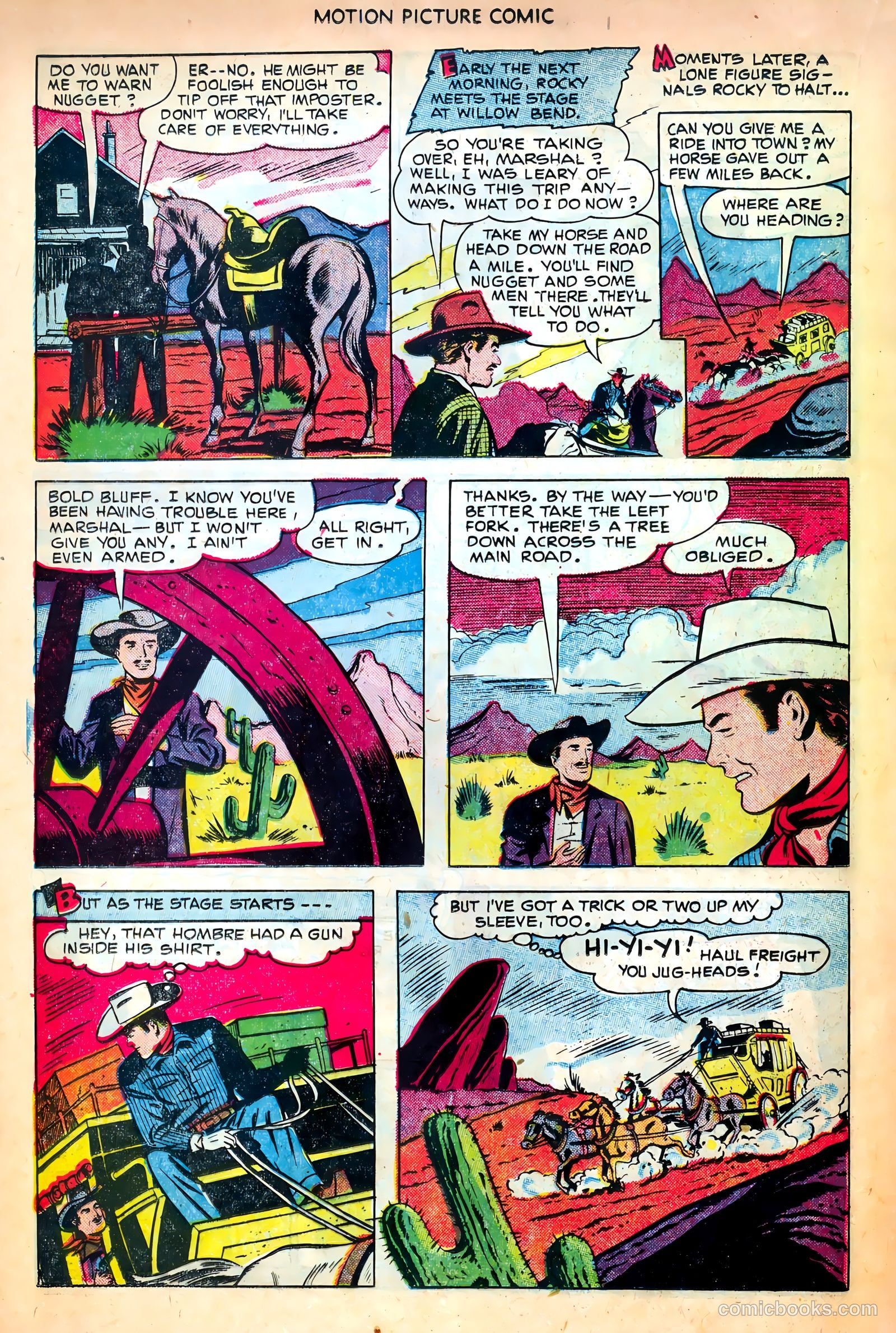 Motion Picture Comics 107 Frisco Tornado #1 — page 20 of 36