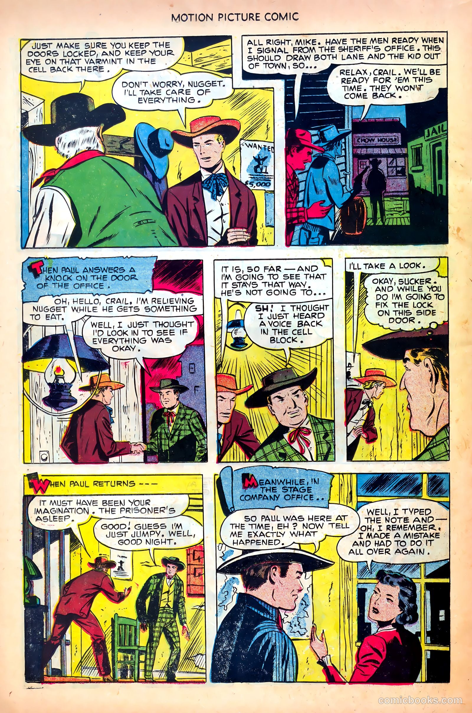 Motion Picture Comics 107 Frisco Tornado #1 — page 24 of 36