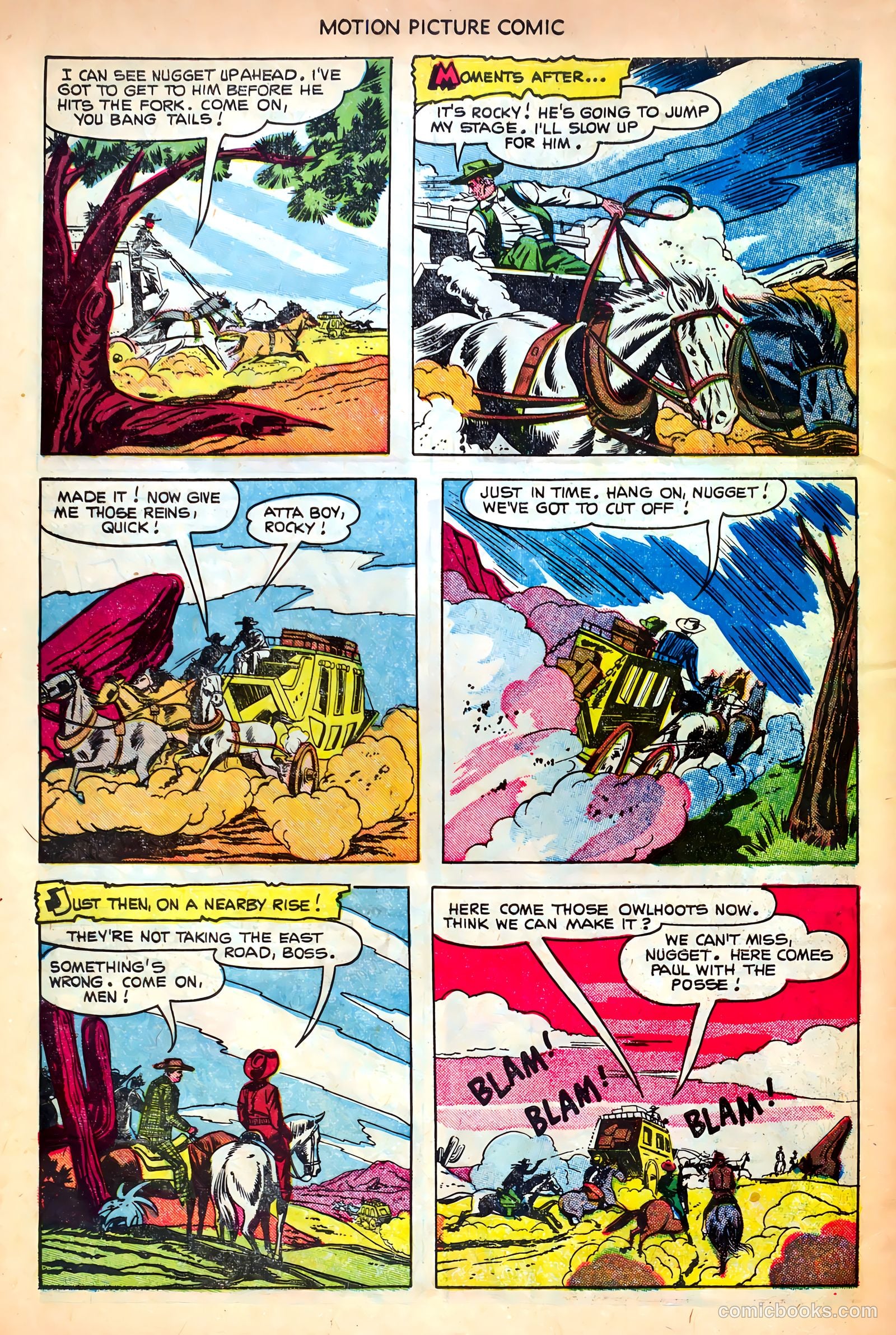 Motion Picture Comics 107 Frisco Tornado #1 — page 32 of 36