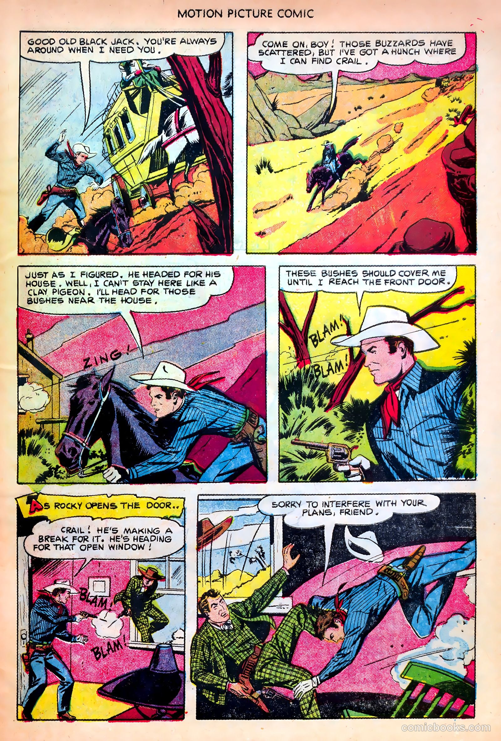 Motion Picture Comics 107 Frisco Tornado #1 — page 33 of 36