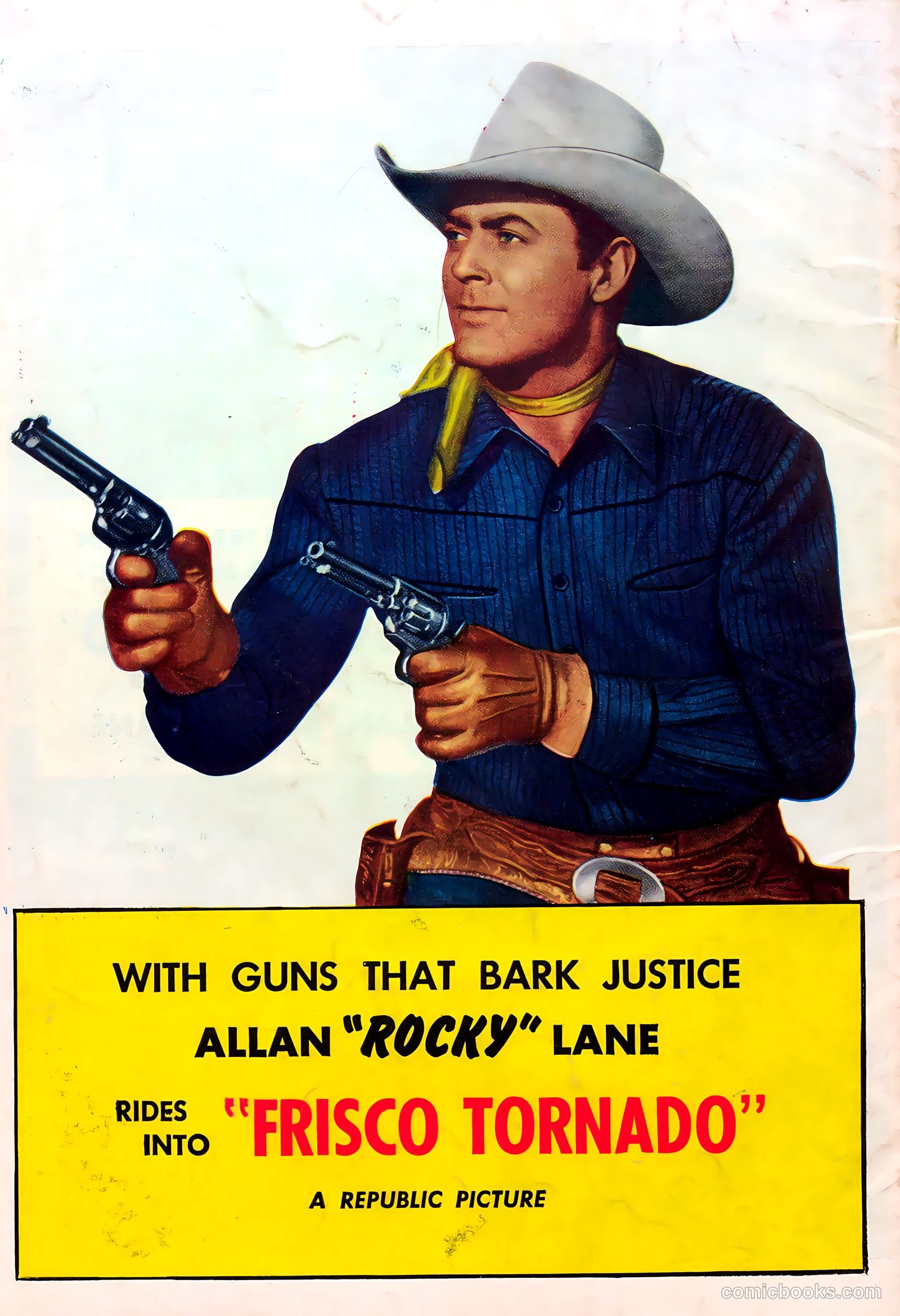 Motion Picture Comics 107 Frisco Tornado #1 — page 36 of 36