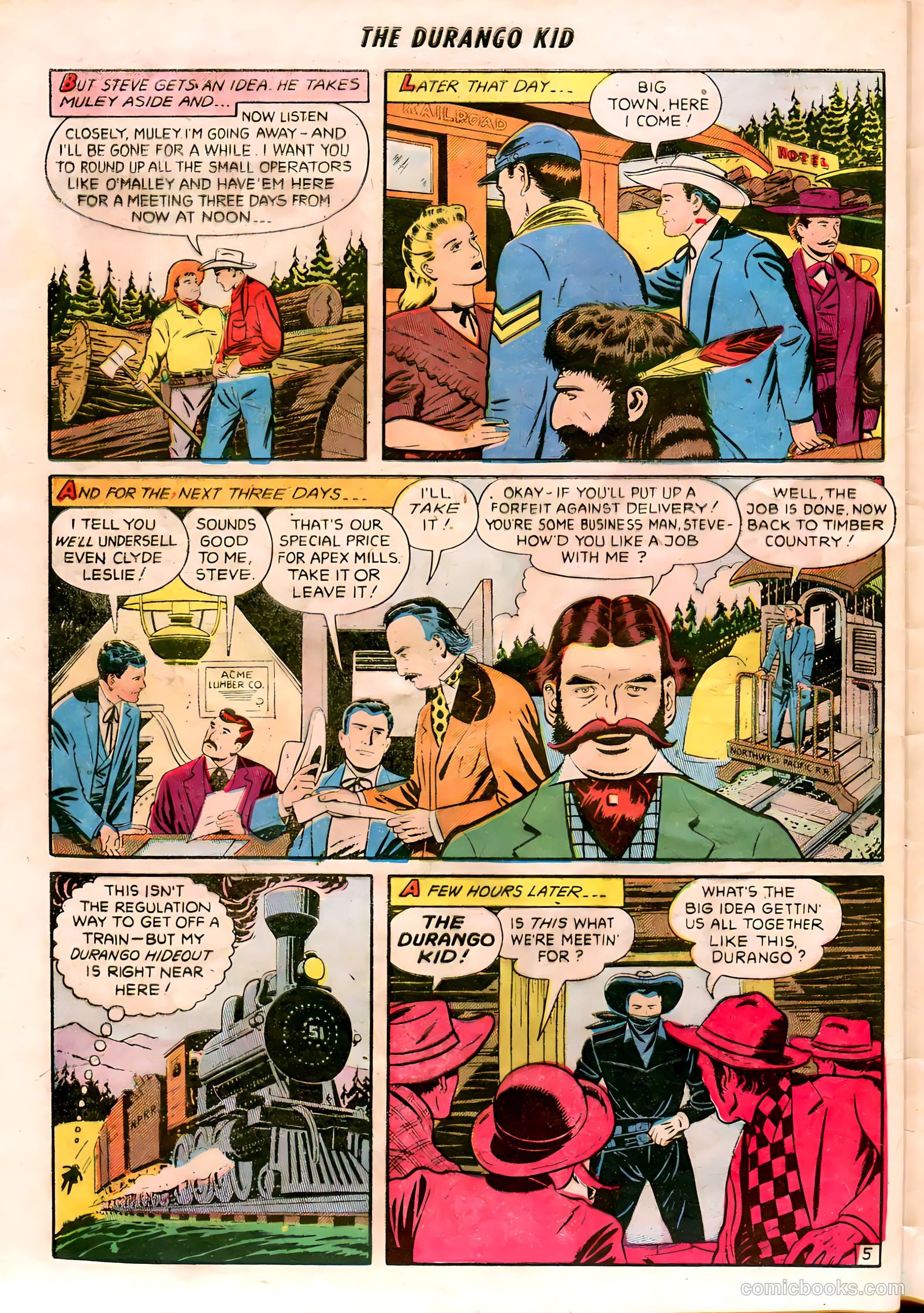Durango Kid #19 (1955) — page 30 of 36