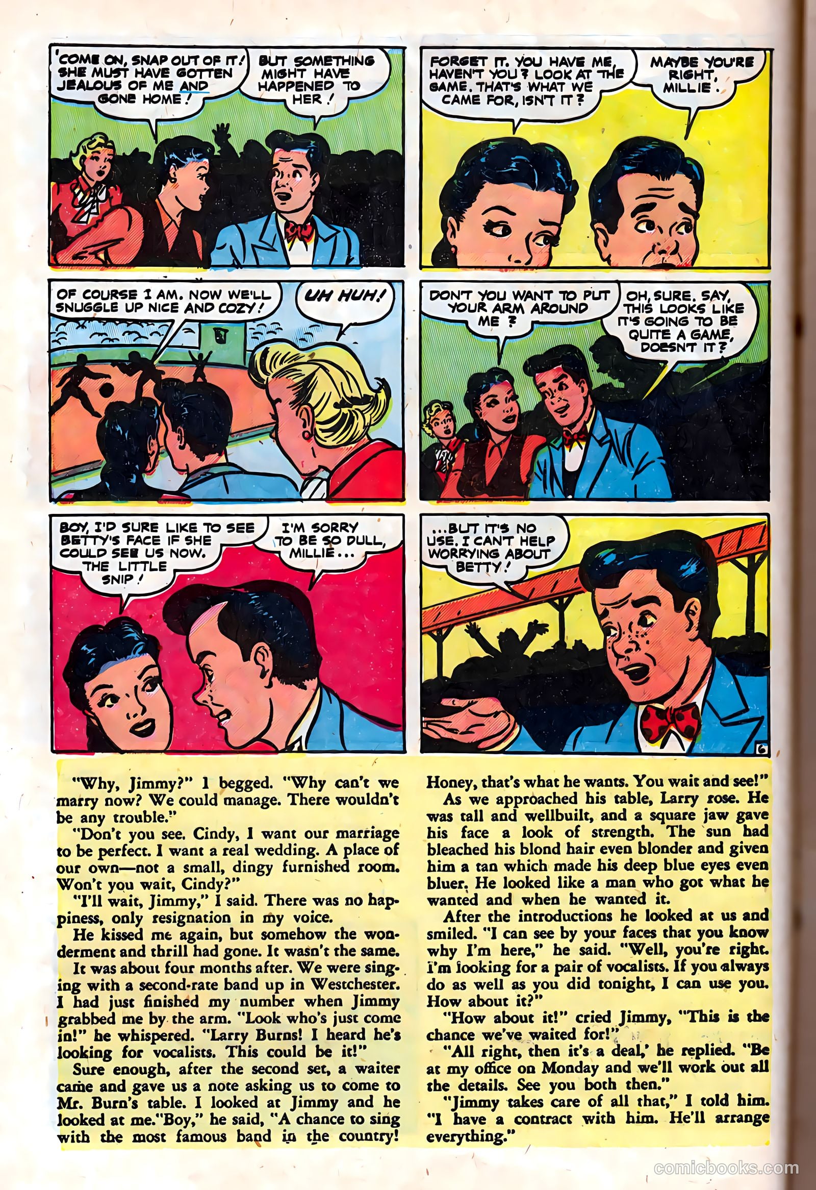 Betty and Her Steady #1 (1950) — page 8 of 36