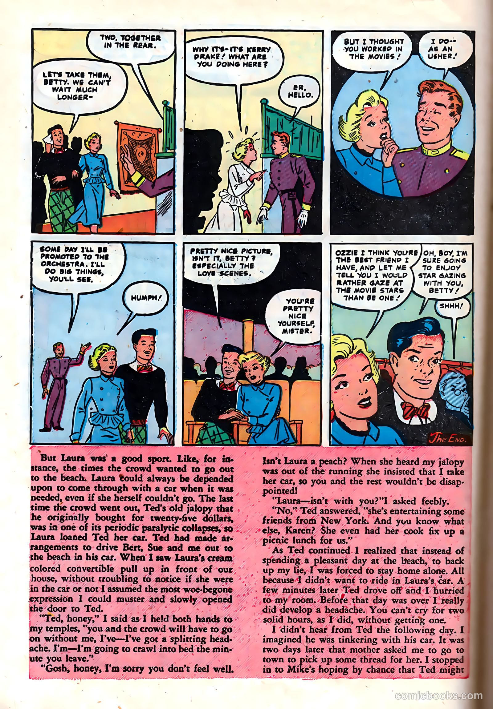 Betty and Her Steady #1 (1950) — page 26 of 36