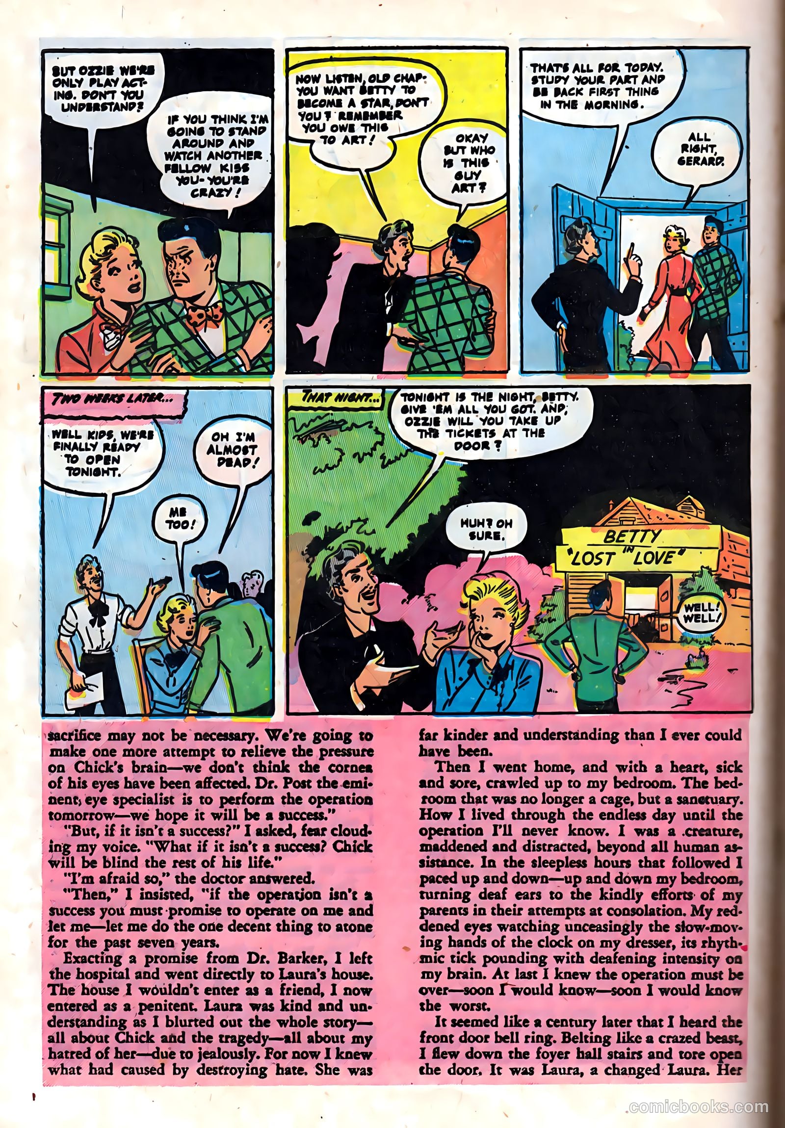 Betty and Her Steady #1 (1950) — page 32 of 36