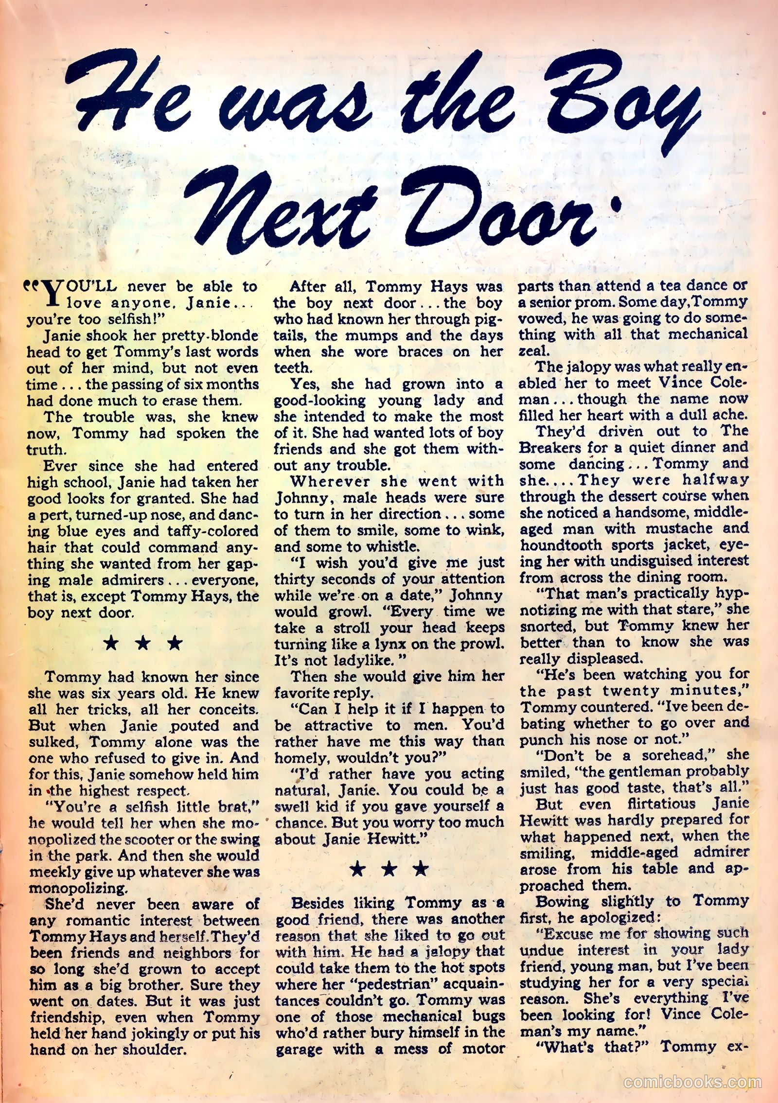 Romantic Confessions v1 #6 — page 21 of 52