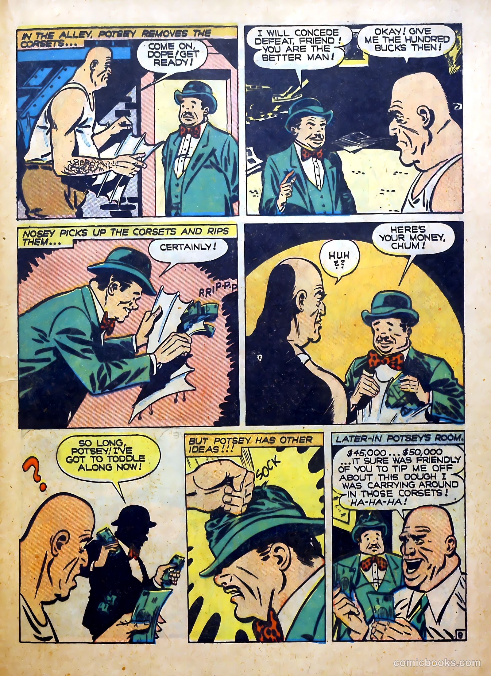 Clue Comics #14 (1943) — page 35 of 52