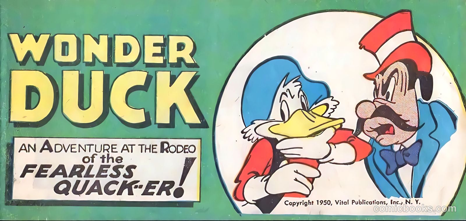Wonder Duck In Adventure At The Rodeo Of The Fearless Quacker #1