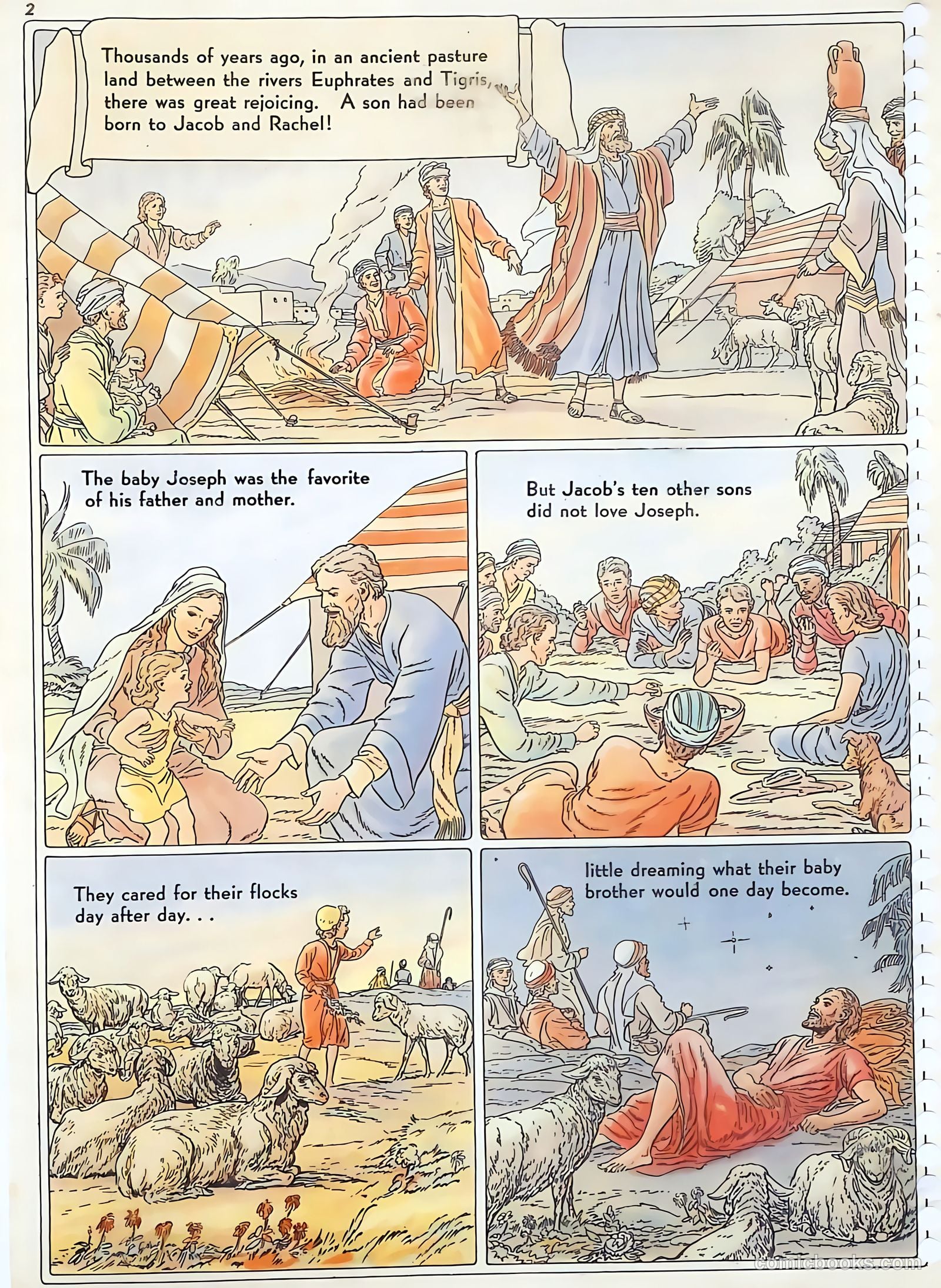 The Life of Joseph Visualized #nn (1946) — page 2 of 48