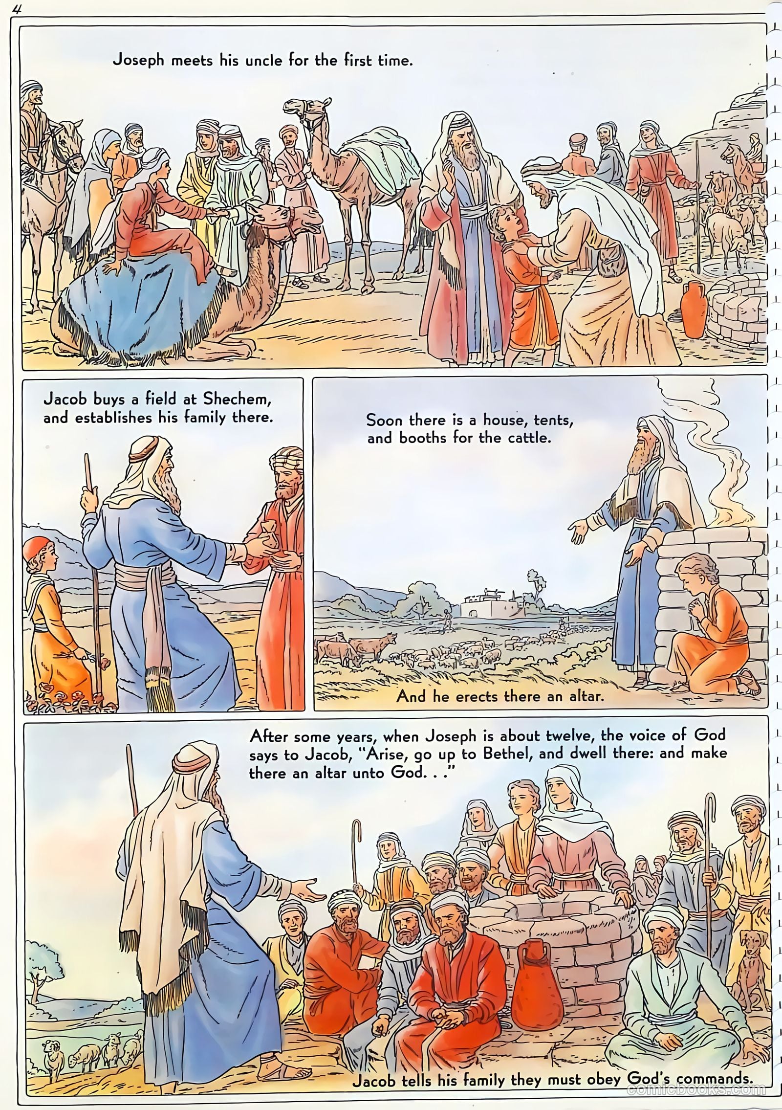 The Life of Joseph Visualized #nn (1946) — page 4 of 48