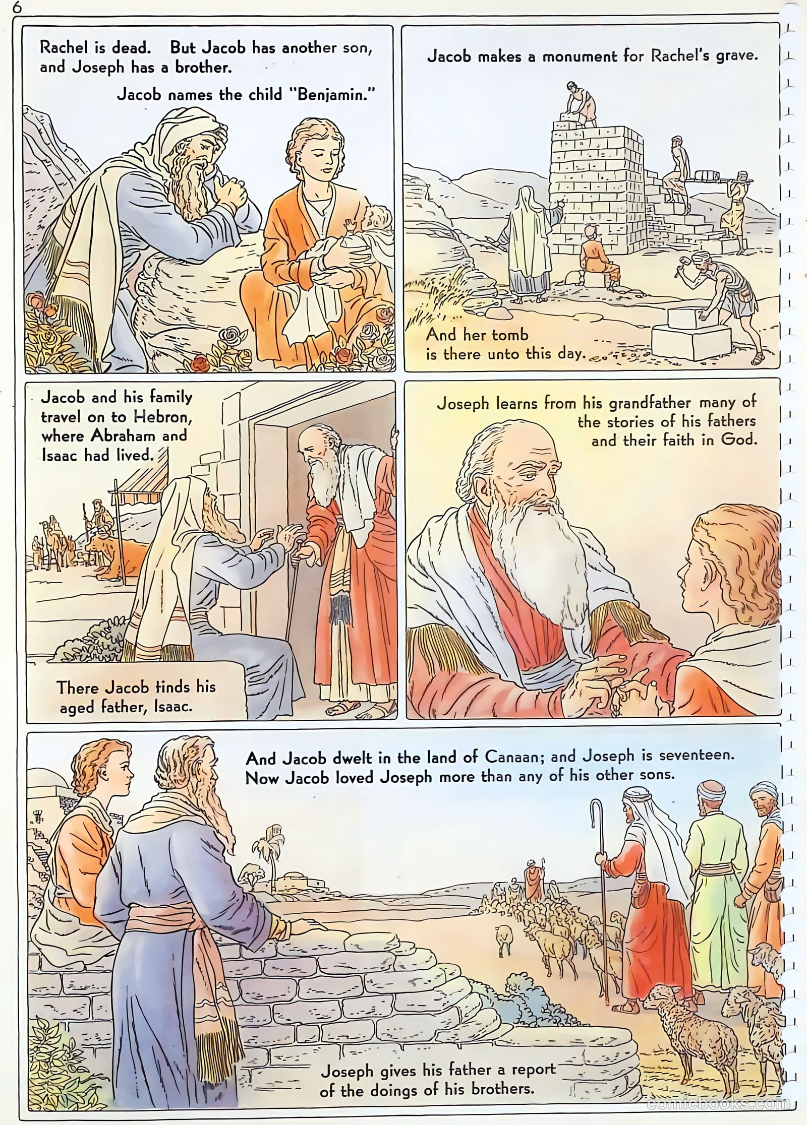 The Life of Joseph Visualized #nn (1946) — page 6 of 48
