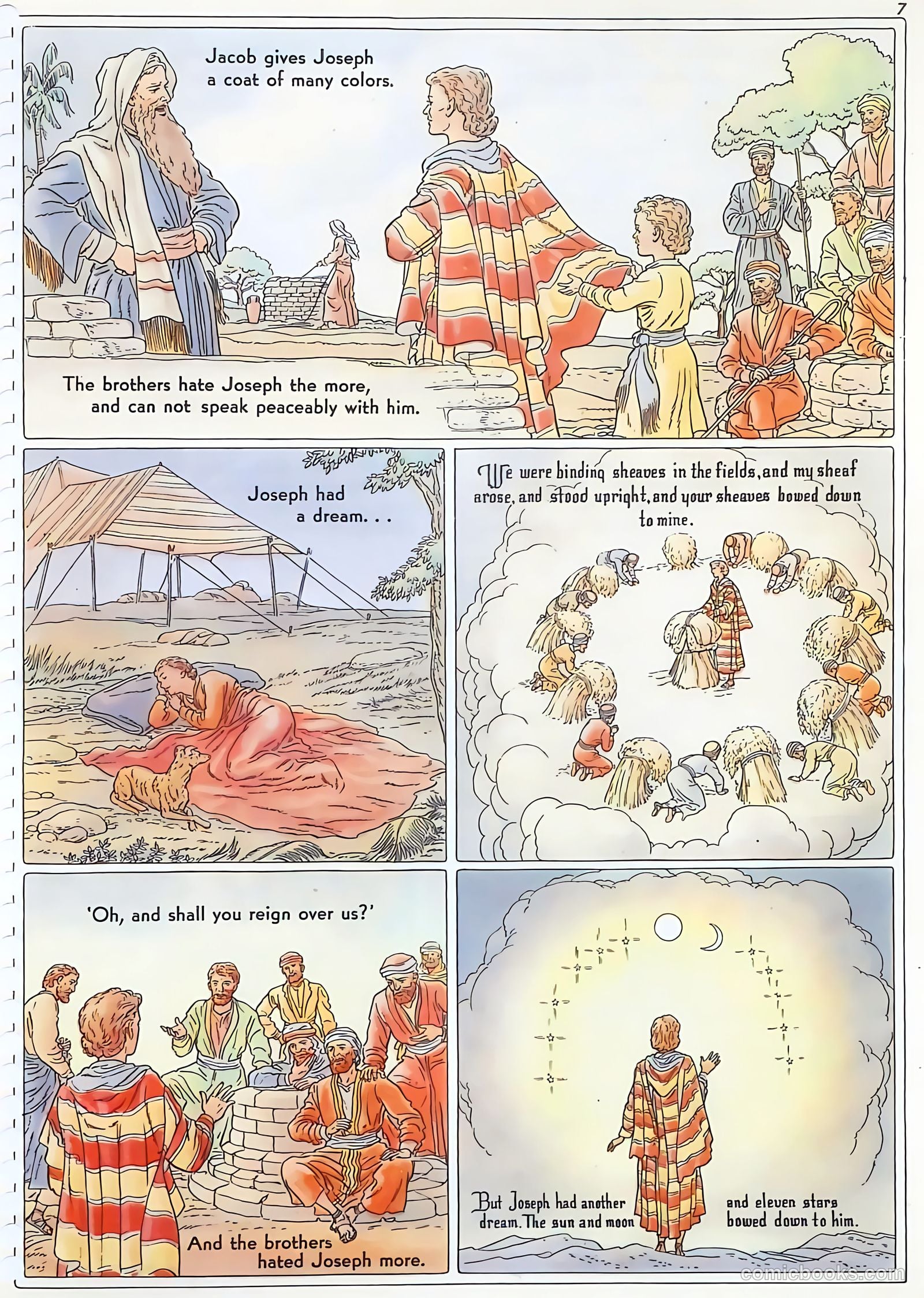 The Life of Joseph Visualized #nn (1946) — page 7 of 48