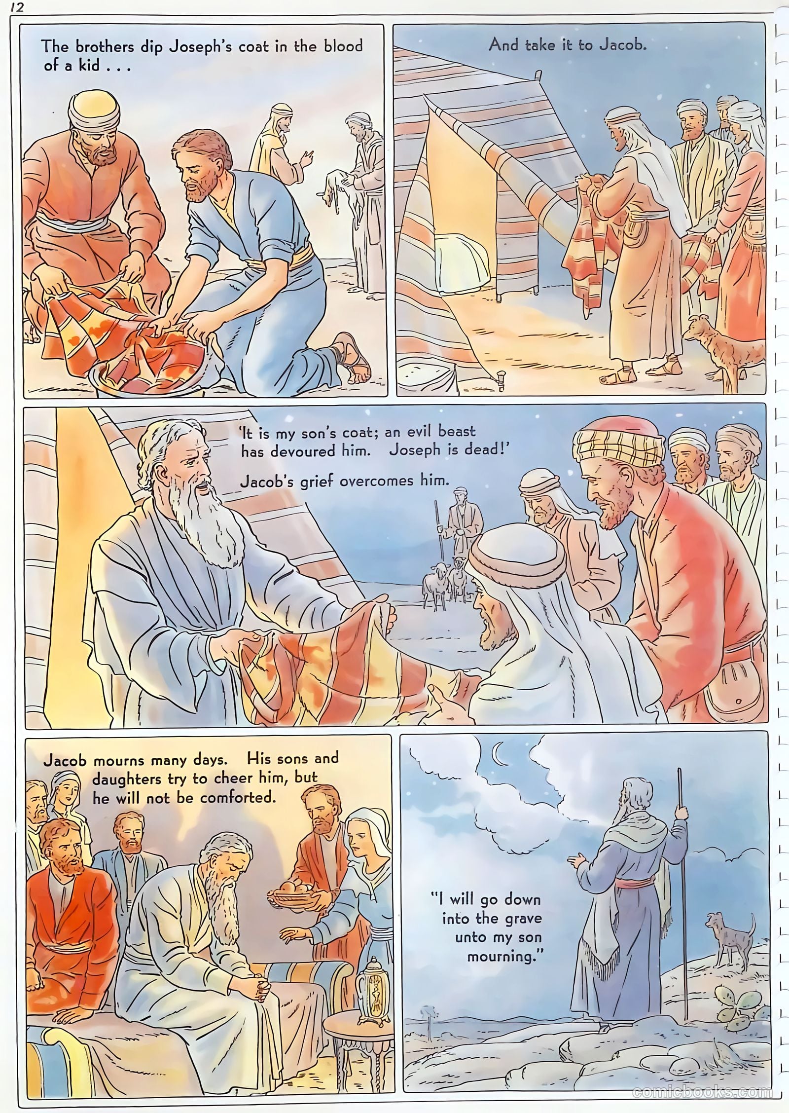 The Life of Joseph Visualized #nn (1946) — page 12 of 48