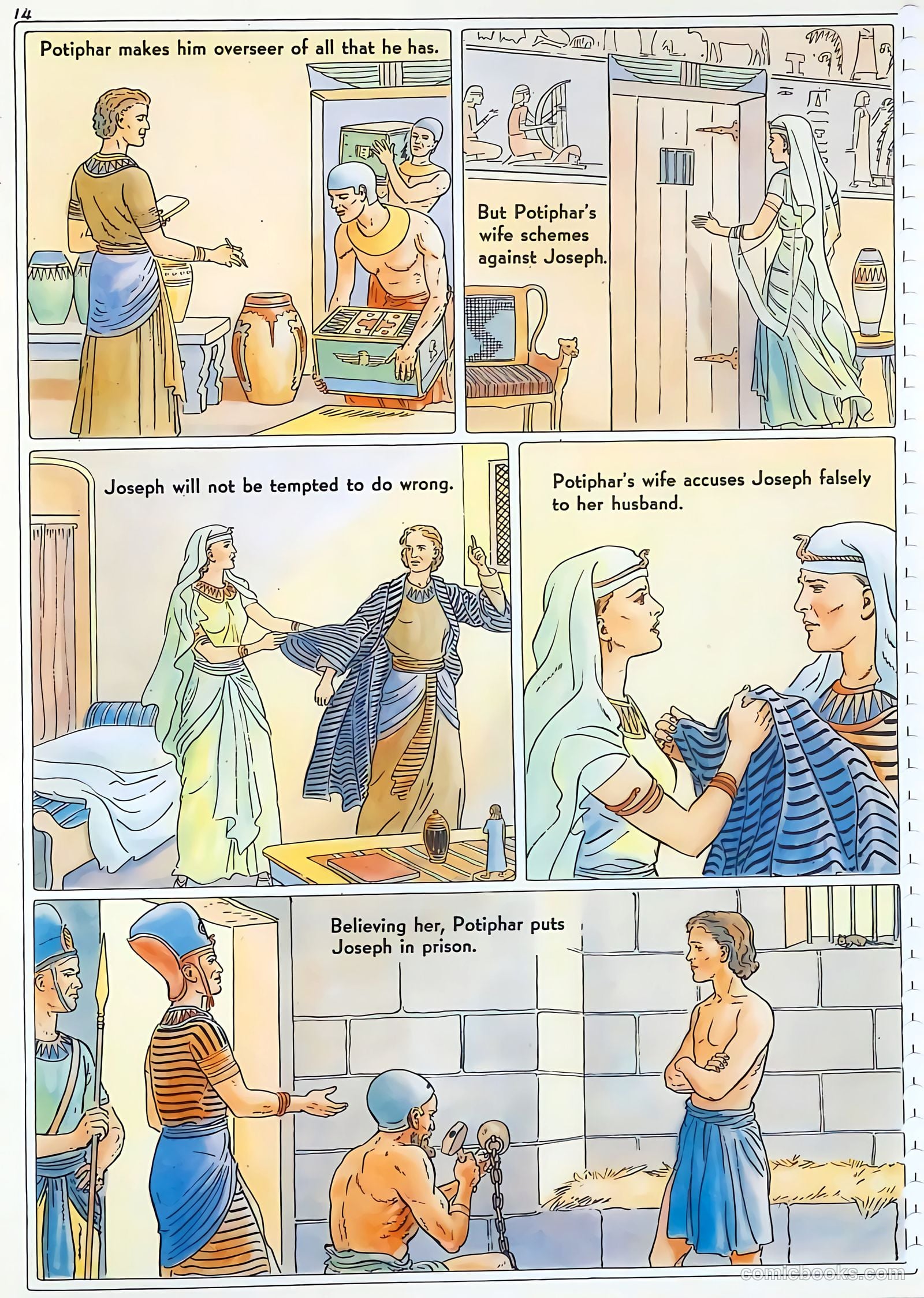 The Life of Joseph Visualized #nn (1946) — page 14 of 48