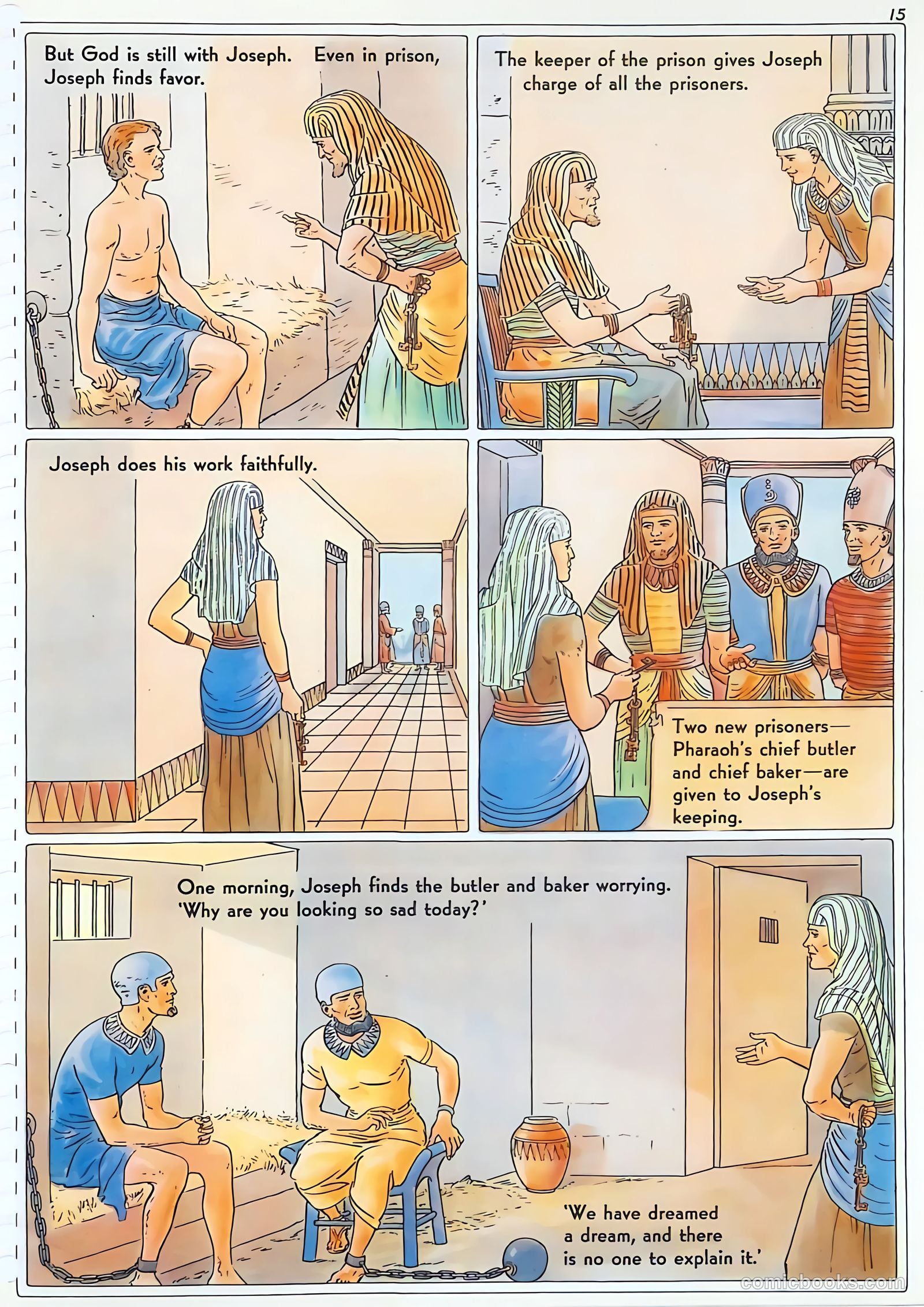 The Life of Joseph Visualized #nn (1946) — page 15 of 48