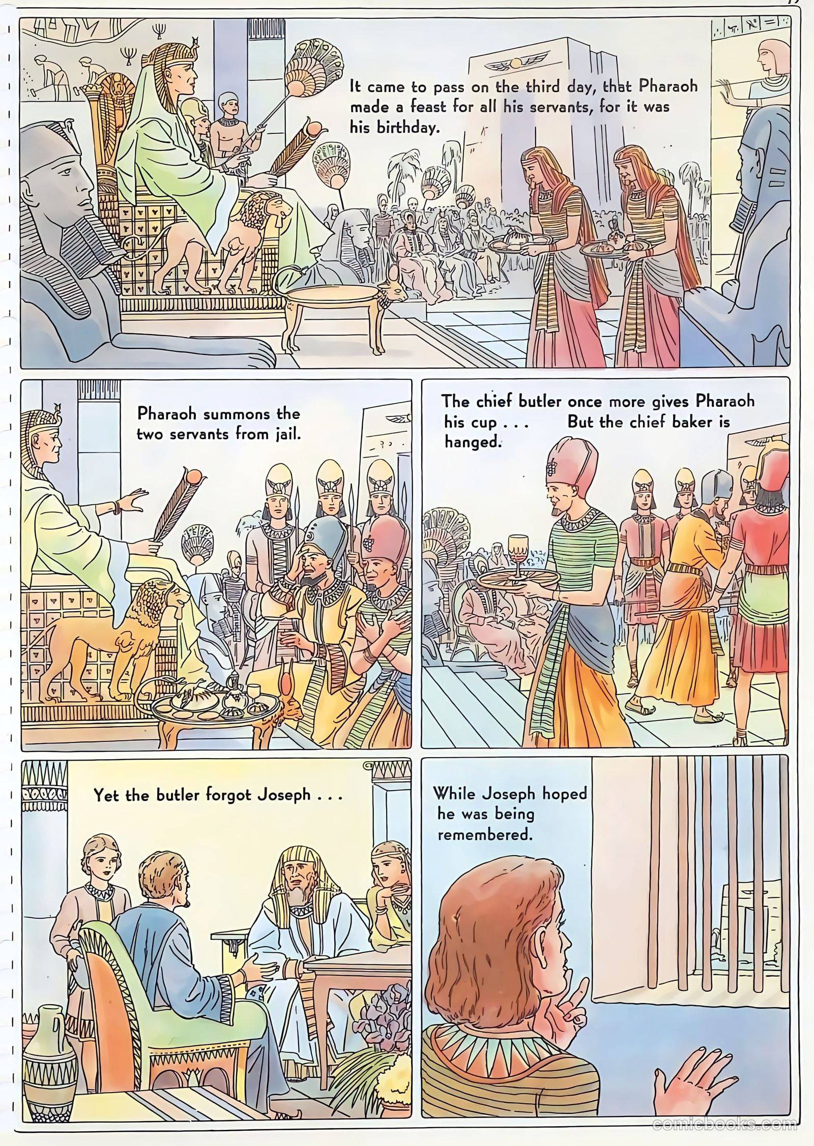 The Life of Joseph Visualized #nn (1946) — page 17 of 48