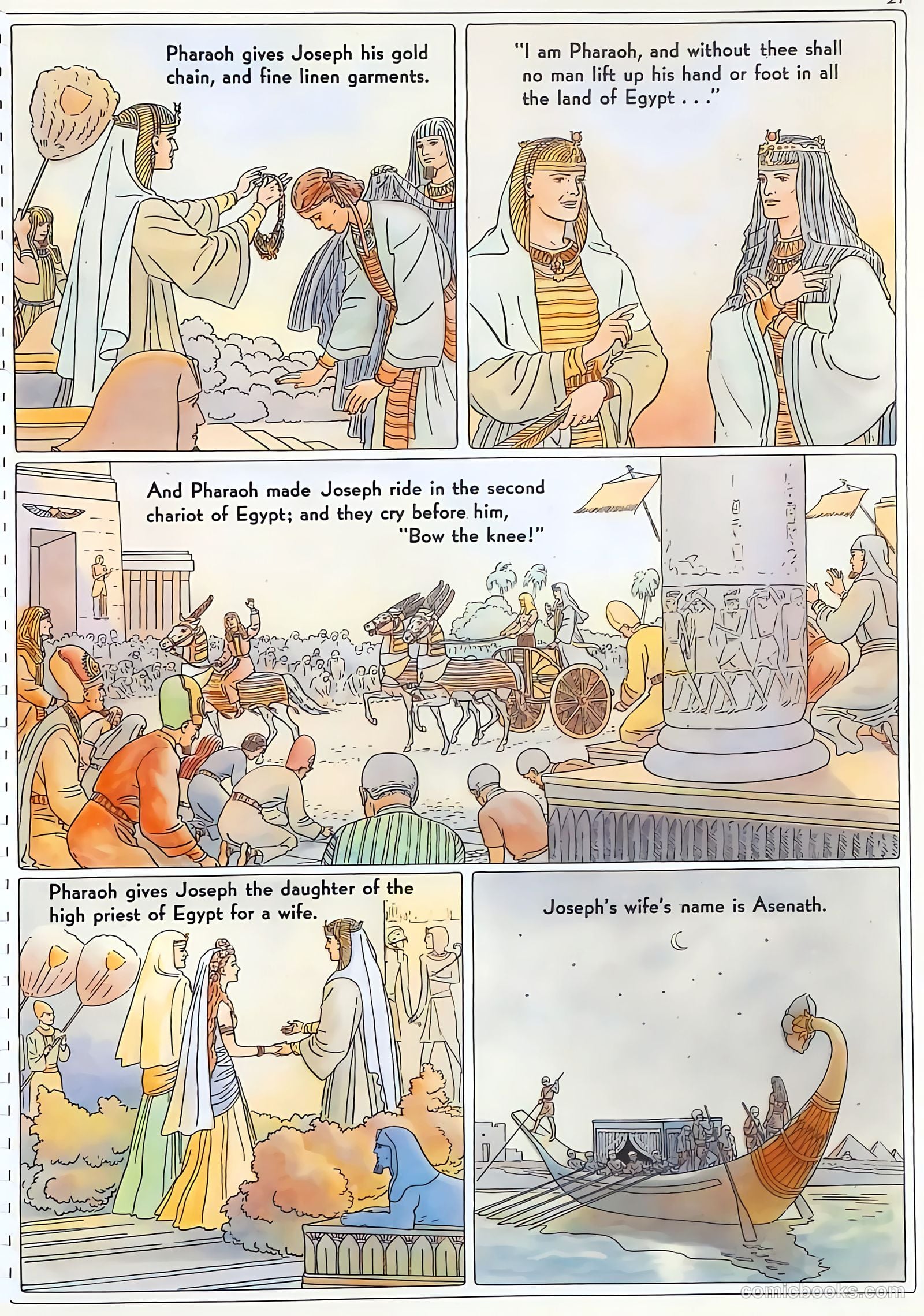 The Life of Joseph Visualized #nn (1946) — page 21 of 48