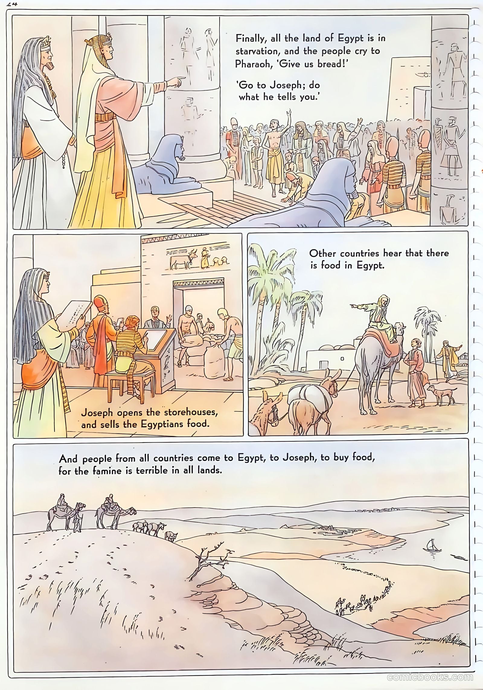 The Life of Joseph Visualized #nn (1946) — page 24 of 48