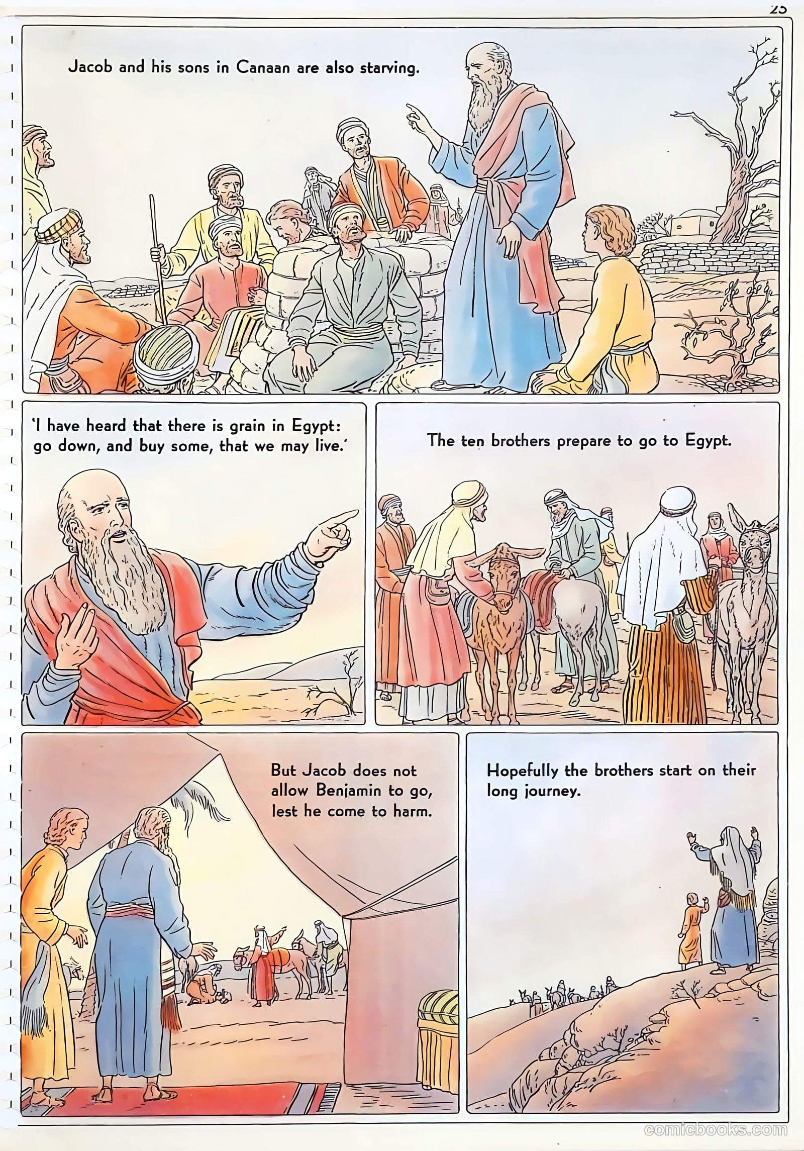 The Life of Joseph Visualized #nn (1946) — page 25 of 48