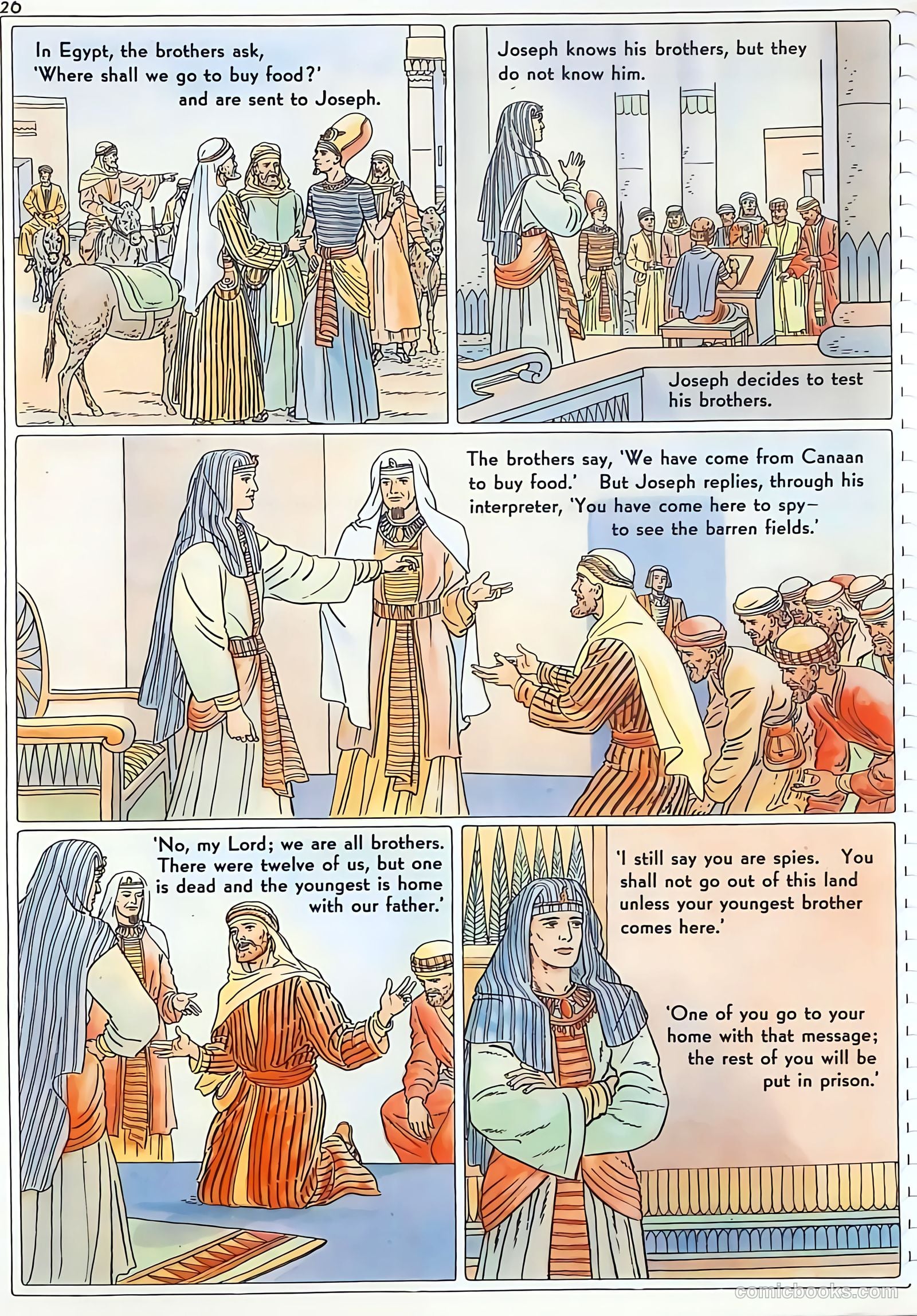 The Life of Joseph Visualized #nn (1946) — page 26 of 48