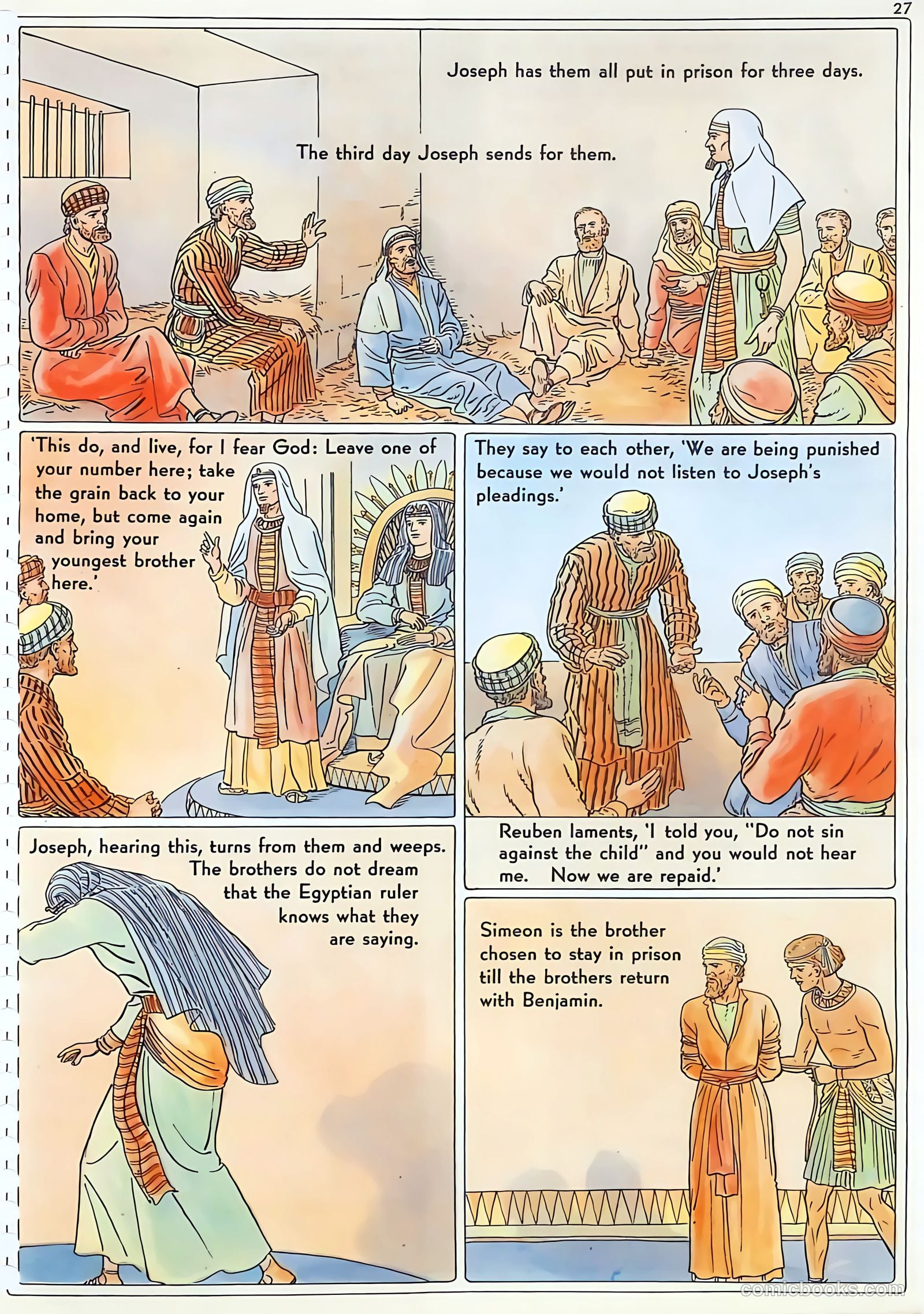 The Life of Joseph Visualized #nn (1946) — page 27 of 48
