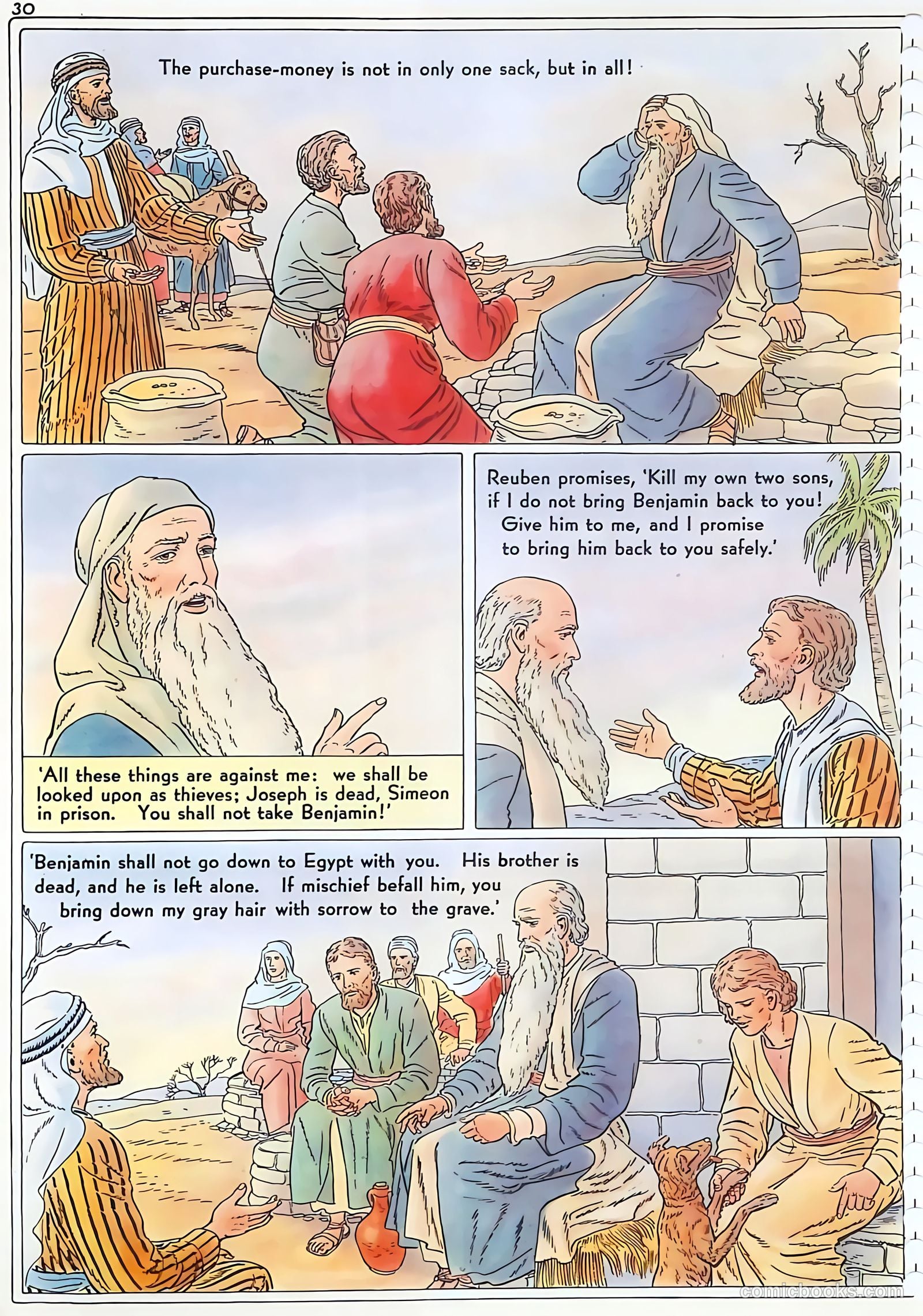 The Life of Joseph Visualized #nn (1946) — page 30 of 48