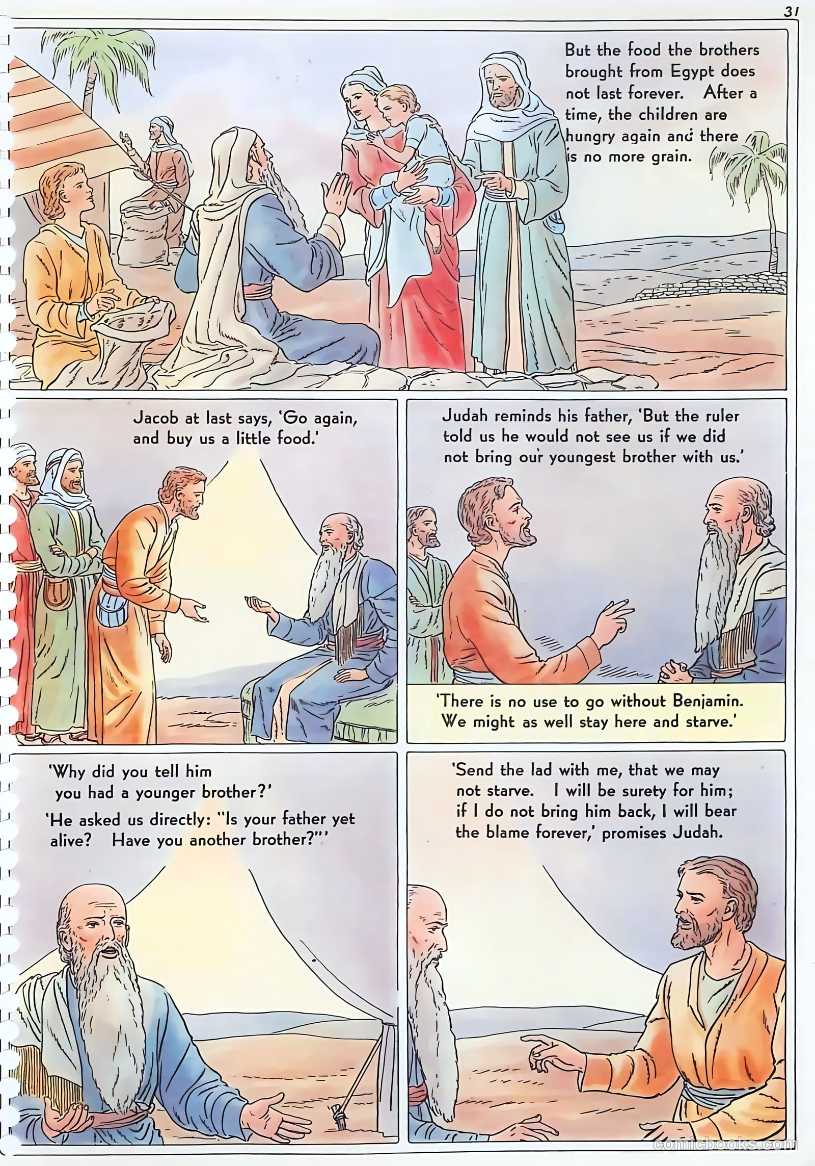 The Life of Joseph Visualized #nn (1946) — page 31 of 48
