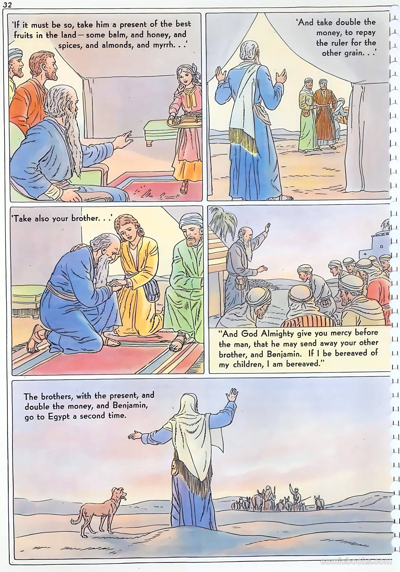 The Life of Joseph Visualized #nn (1946) — page 32 of 48
