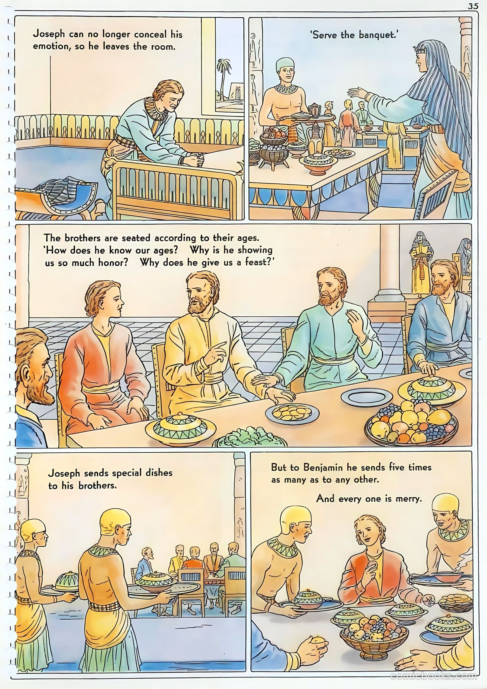 The Life of Joseph Visualized #nn (1946) — page 35 of 48