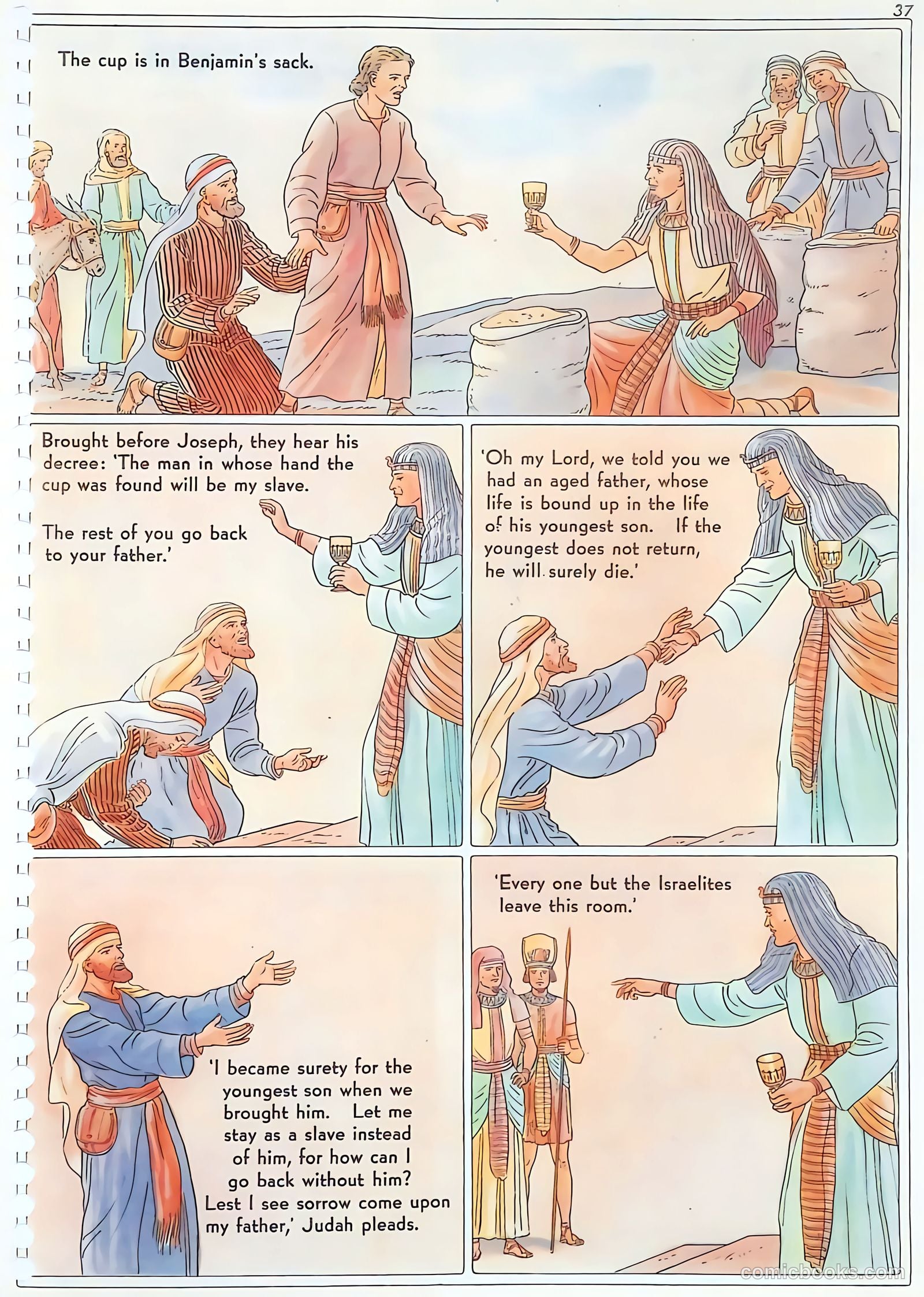 The Life of Joseph Visualized #nn (1946) — page 37 of 48