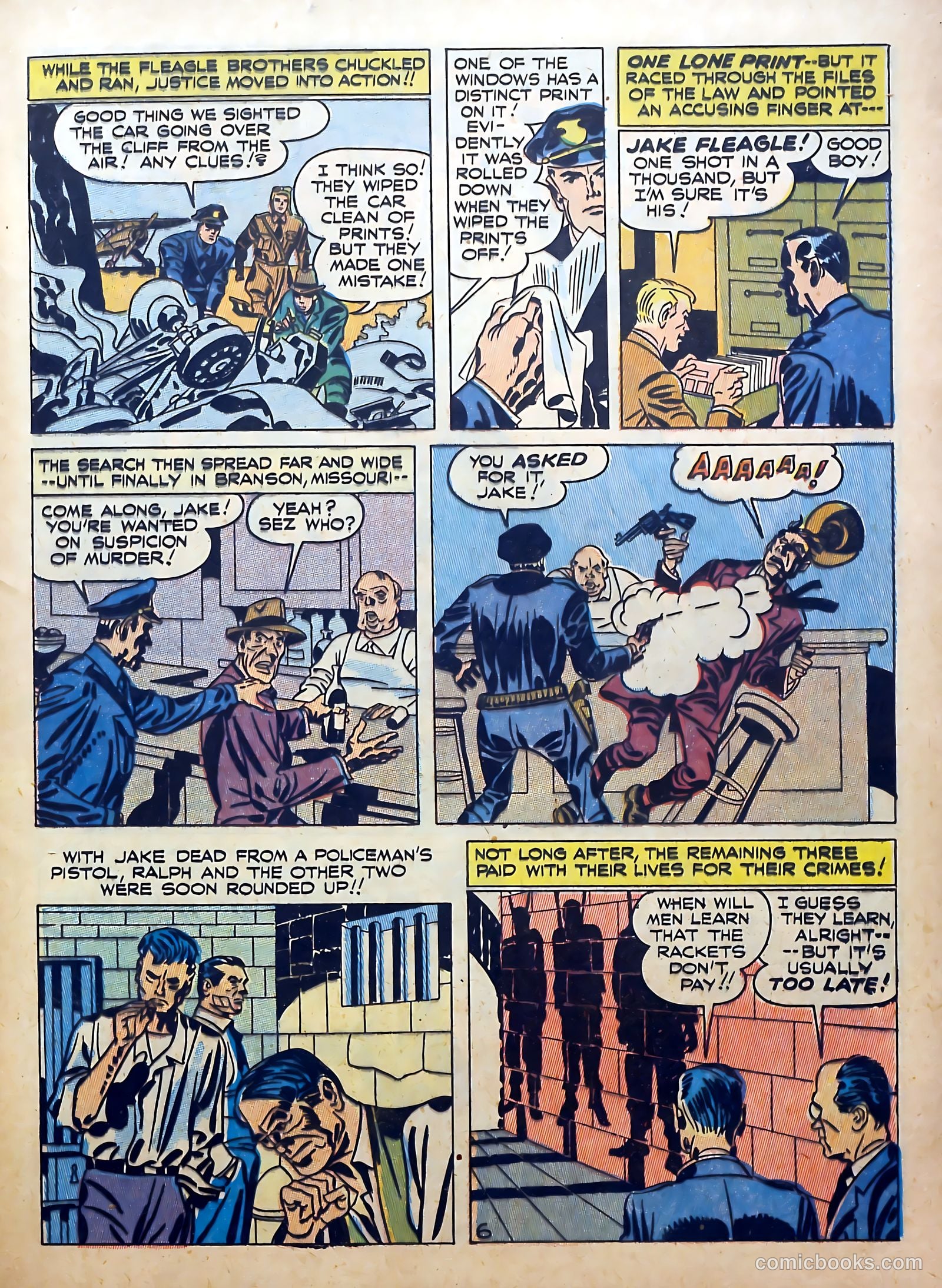 Clue Comics #15 (1943) — page 43 of 52