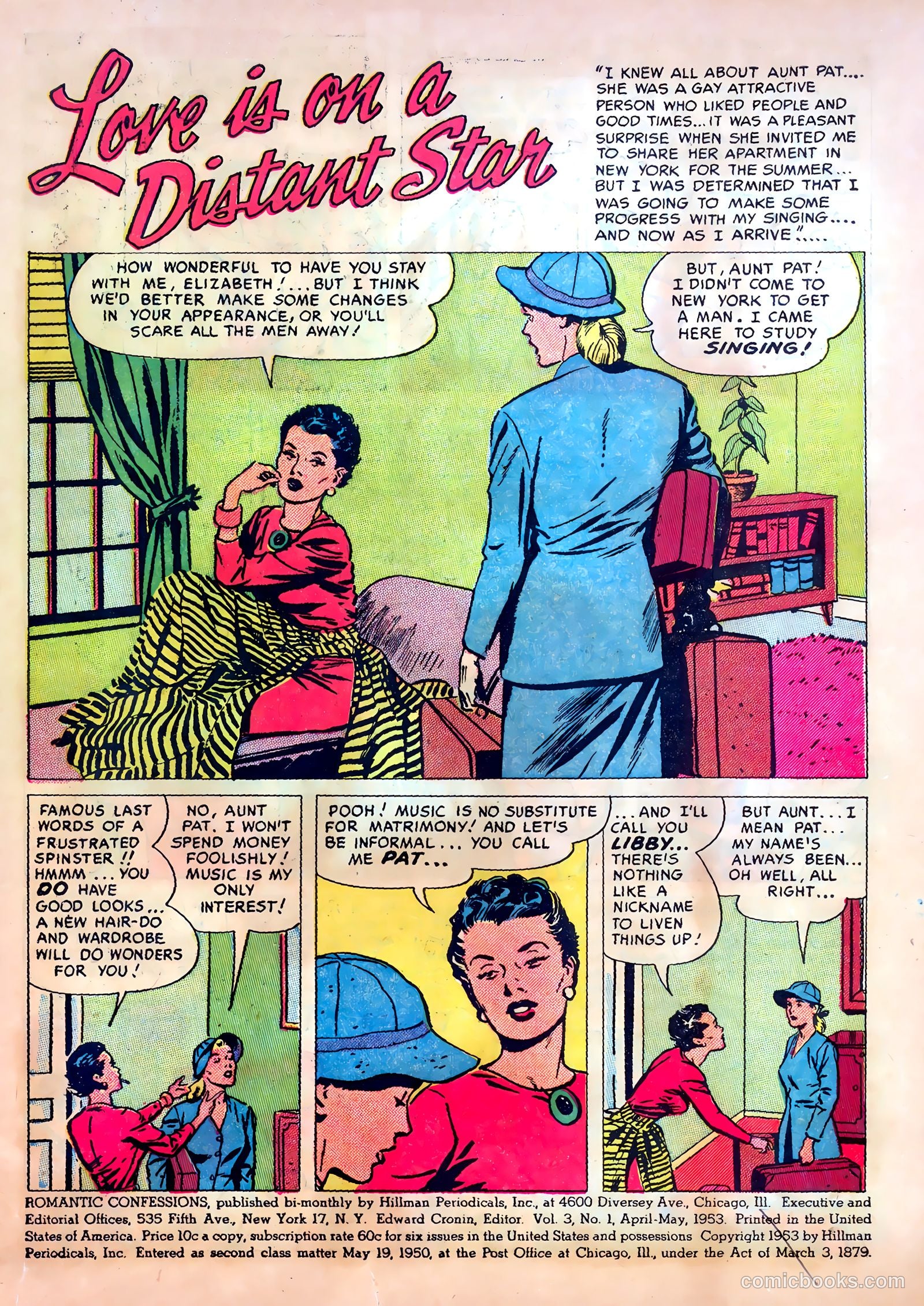 Romantic Confessions v3 #1 — page 3 of 36