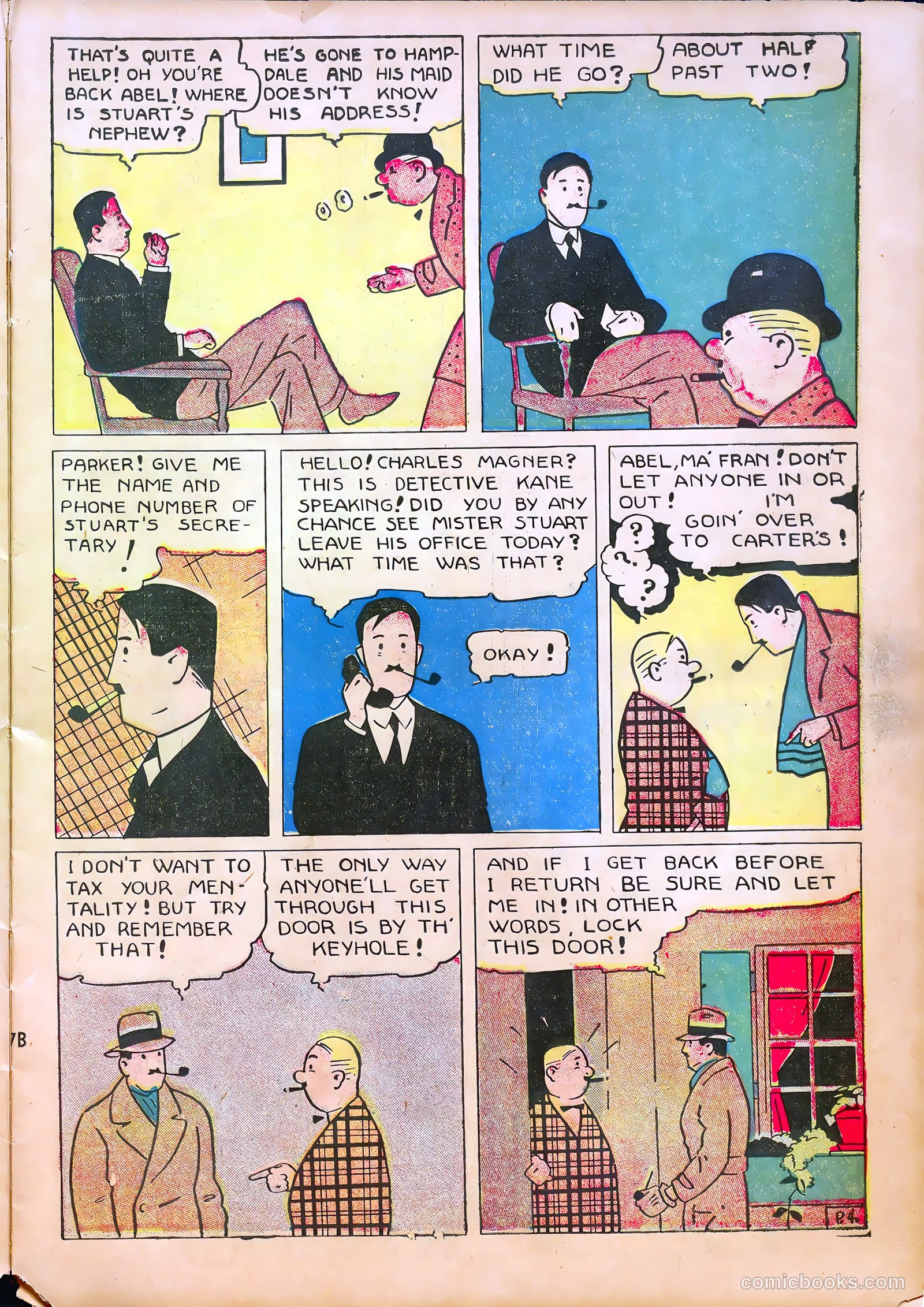 Keen Detective Funnies 3 v1 #10 — page 19 of 52