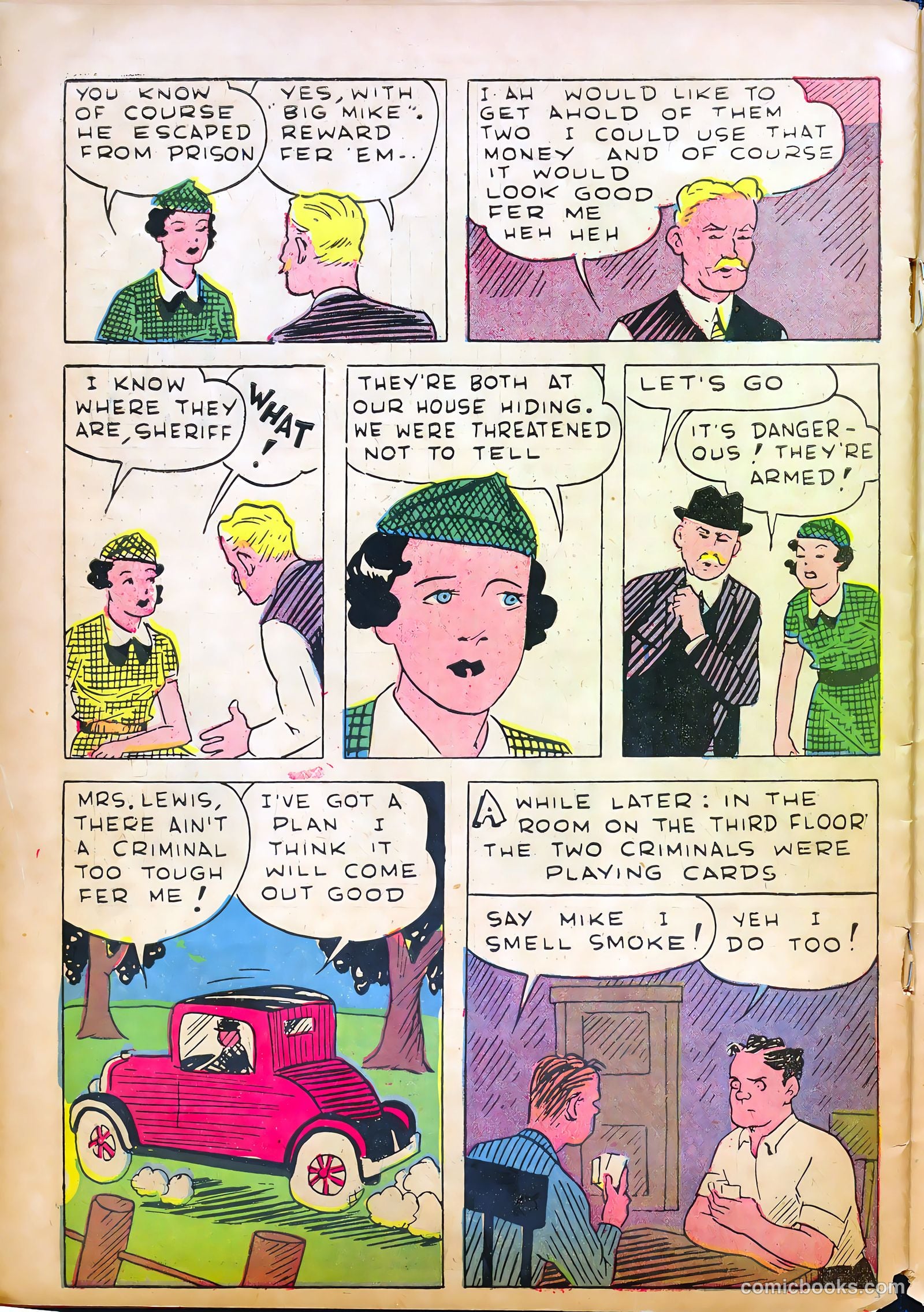 Keen Detective Funnies 3 v1 #10 — page 42 of 52